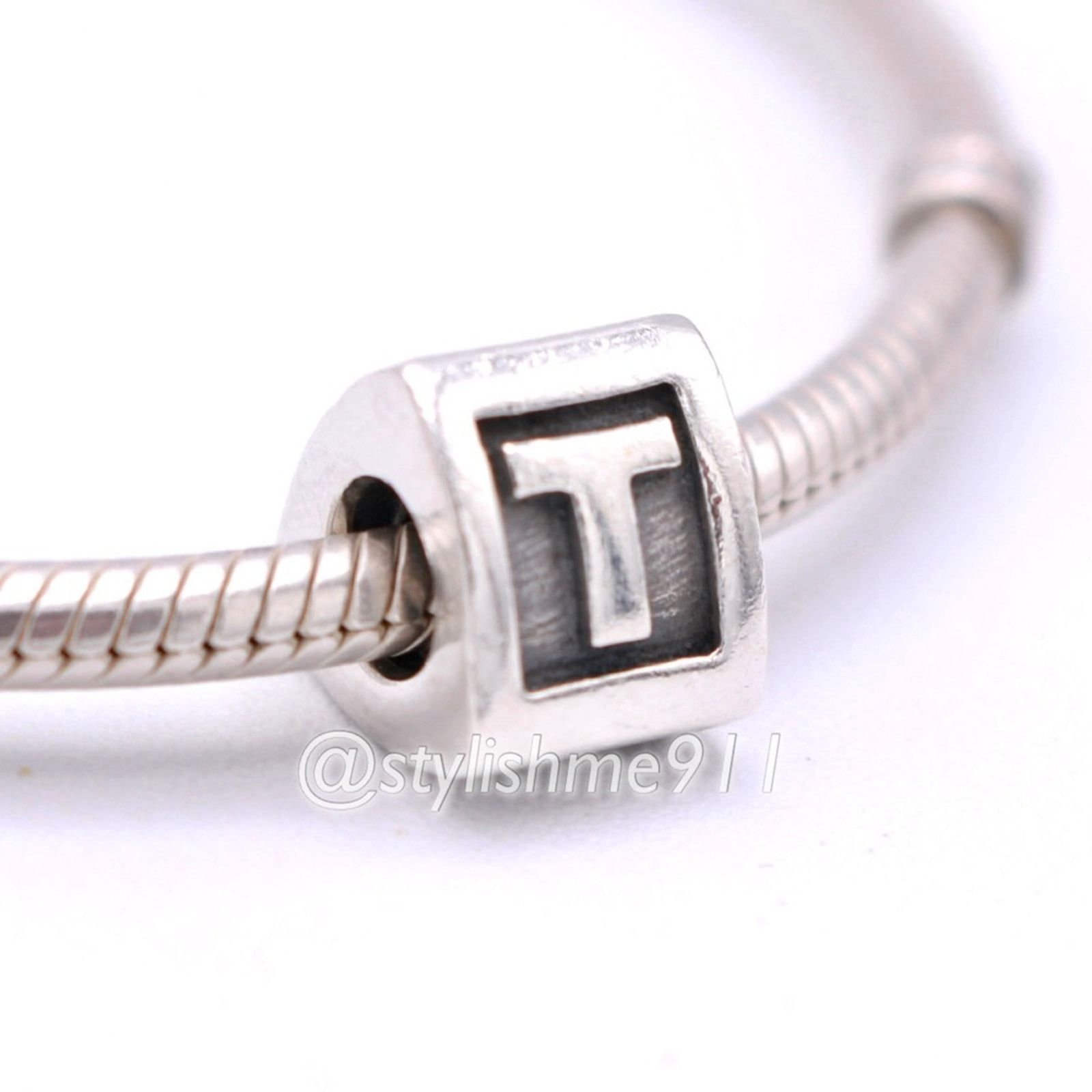 pandora Authentic PANDORA Retired Alphabet Bead - Letter T - 790323T Size ONE SIZE - 3 Thumbnail