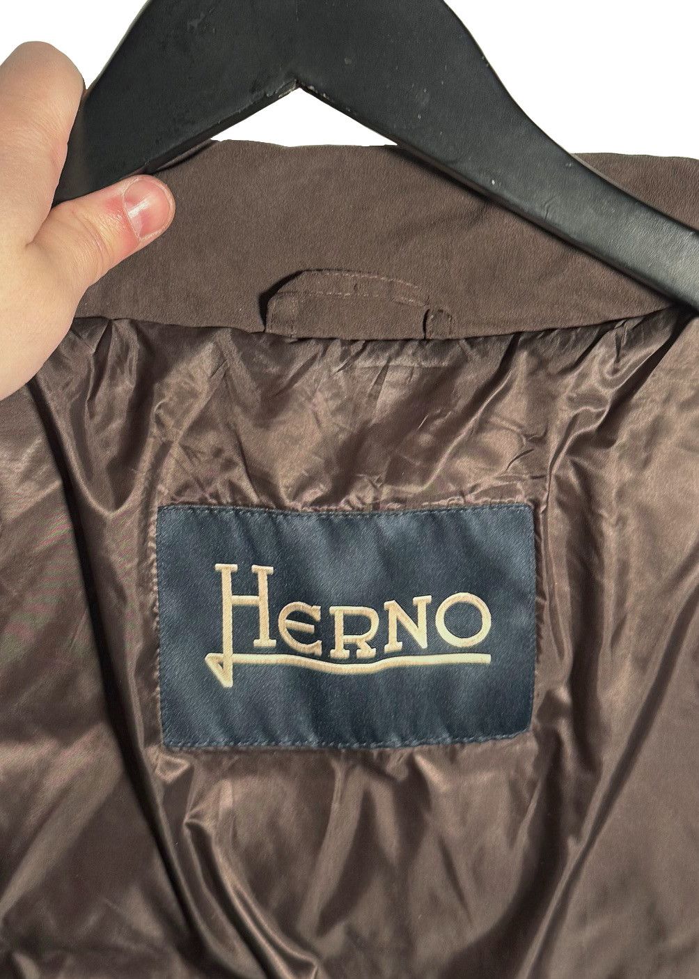 Herno Herno Brown Down Filled Puffer Bomber Jacket - 50 IT Size US M / EU 48-50 / 2 - 8 Thumbnail
