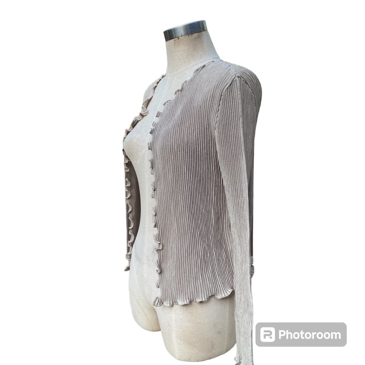 Japanese Brand Specchio pleats cardigan Size S / US 4 / IT 40 - 5 Thumbnail