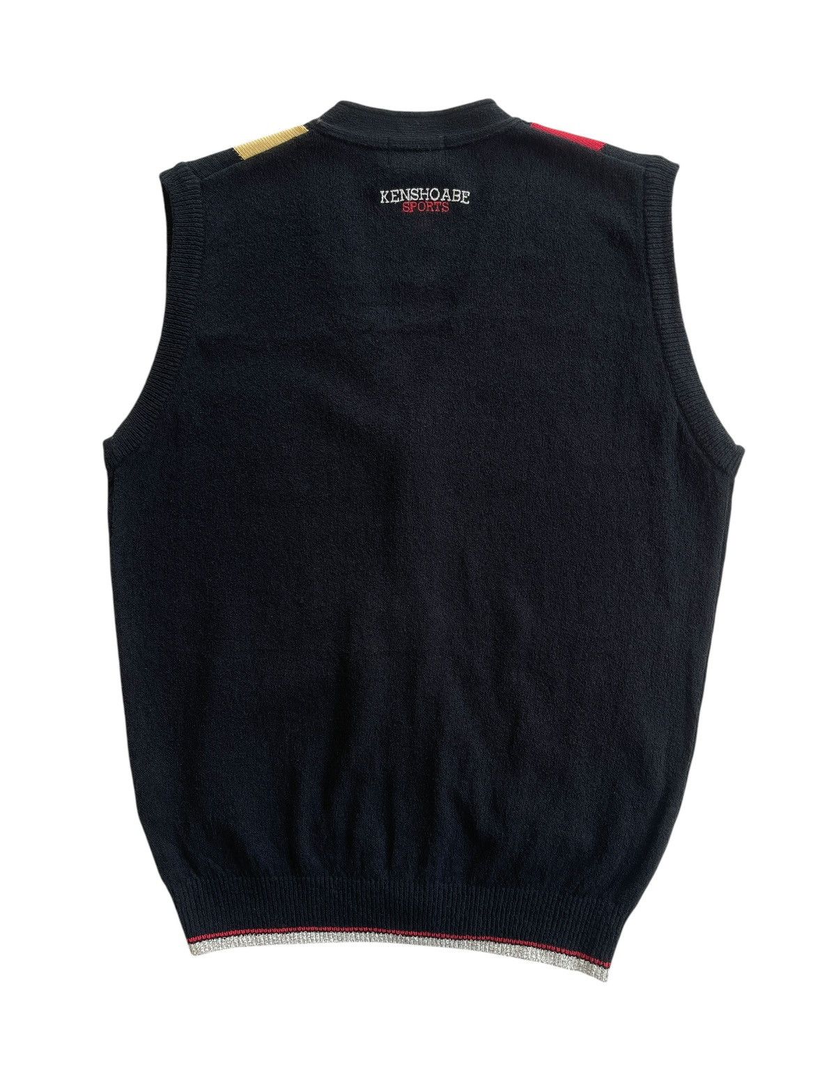Kensho Abe Kensho Abe Multicolor Knitted Vest Size US M / EU 48-50 / 2 - 2 Thumbnail