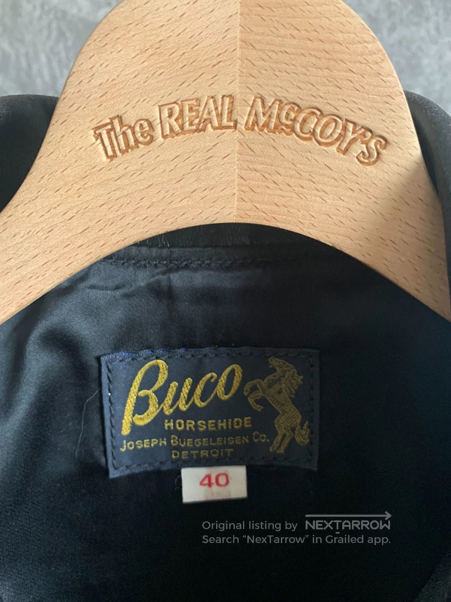 The Real McCoy's the real mccoy's buco leather motorcycle jacket. Size US M / EU 48-50 / 2 - 7 Thumbnail