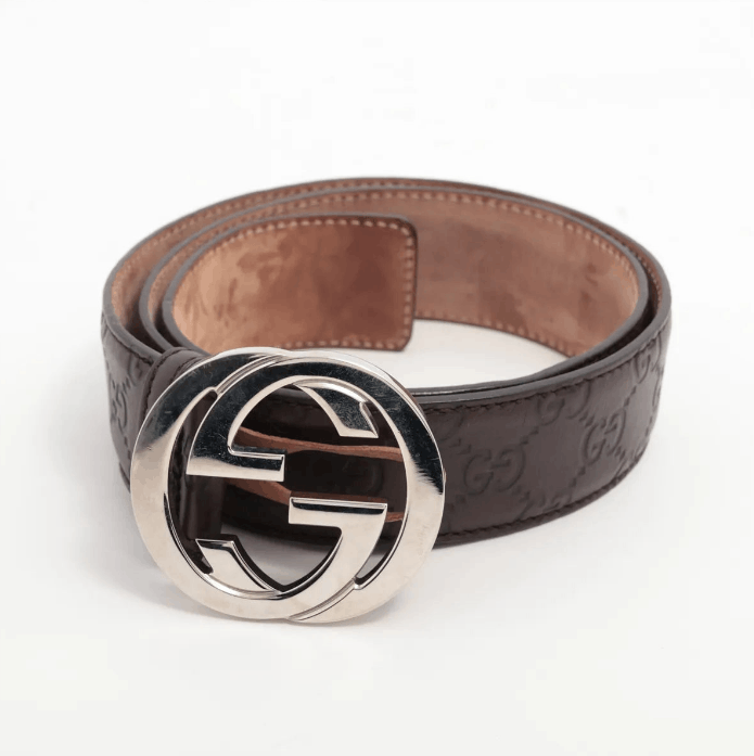 Gucci Interlocking GG Leather Belt Size ONE SIZE - 1 Thumbnail