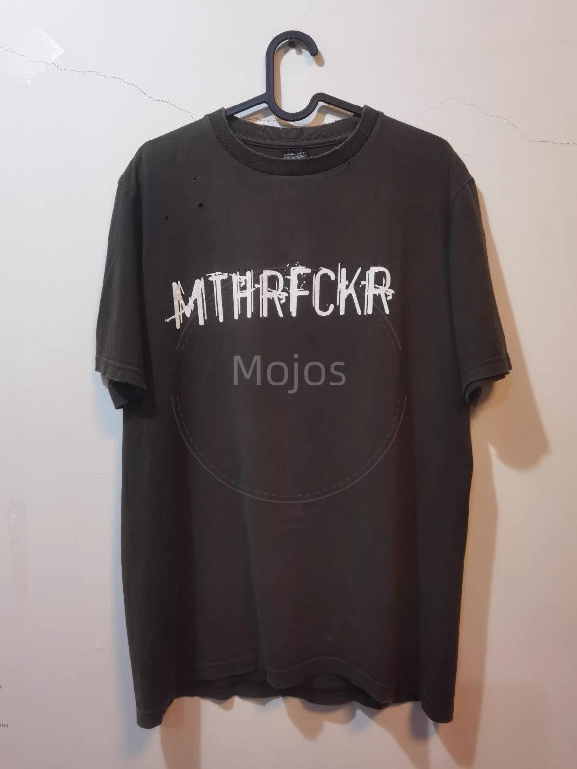 Number (N)ine Sz 3 Number Nine Distressed motherfucker Tee-2508 Size US L / EU 52-54 / 3 - 1 Thumbnail
