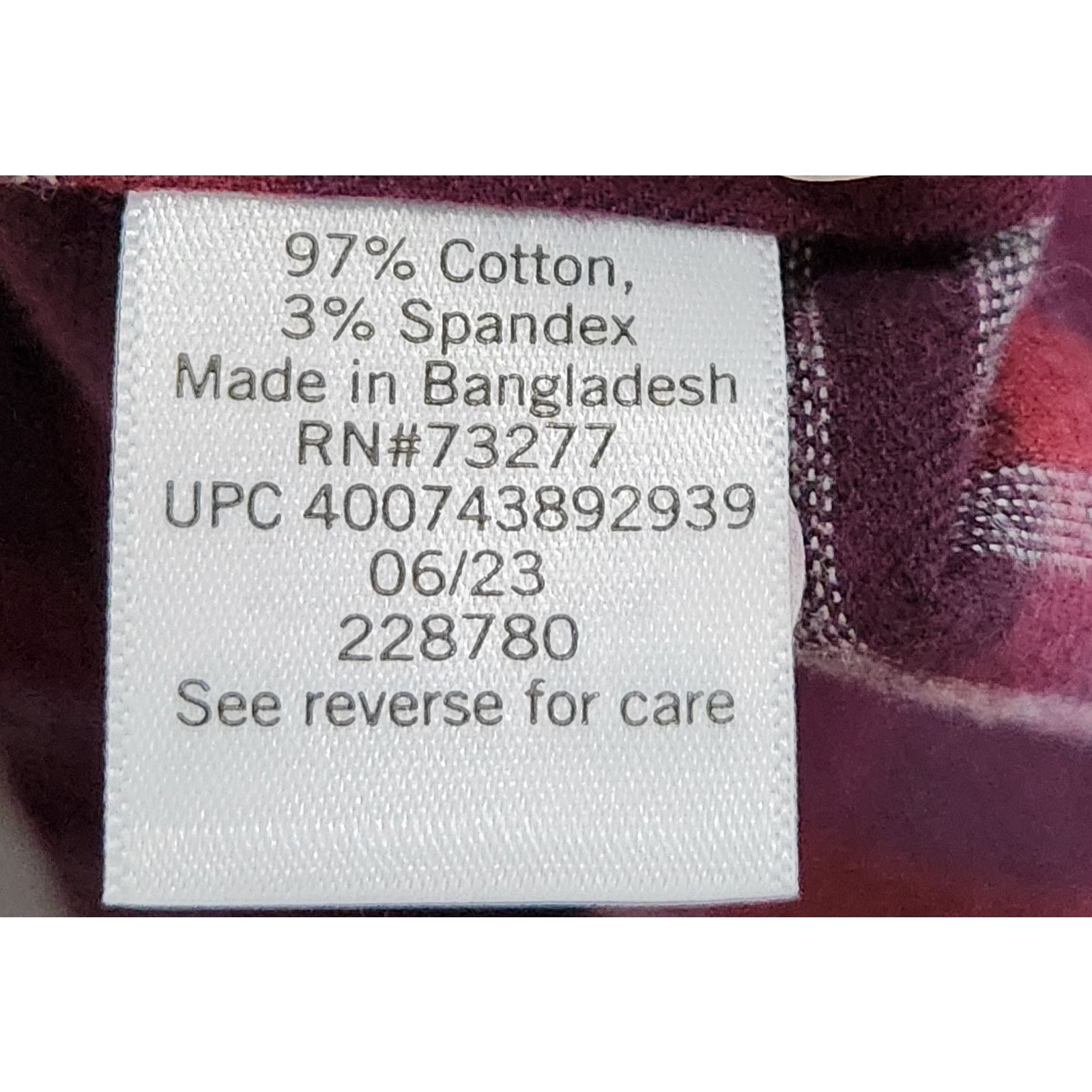 Apt. 9 Apt 9 Burgundy Plaid Button Up Shirt Medium New With Tags Size US M / EU 48-50 / 2 - 6 Thumbnail