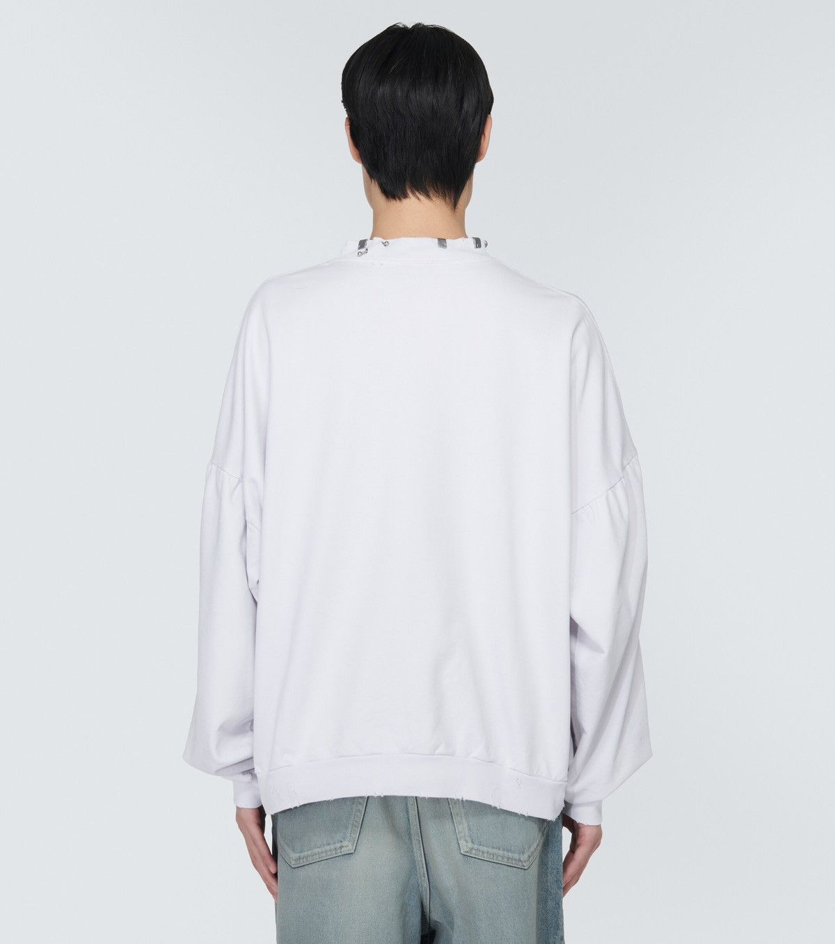 Balenciaga Balenciaga Pierced Sweatshirt Size US S / EU 44-46 / 1 - 5 Thumbnail