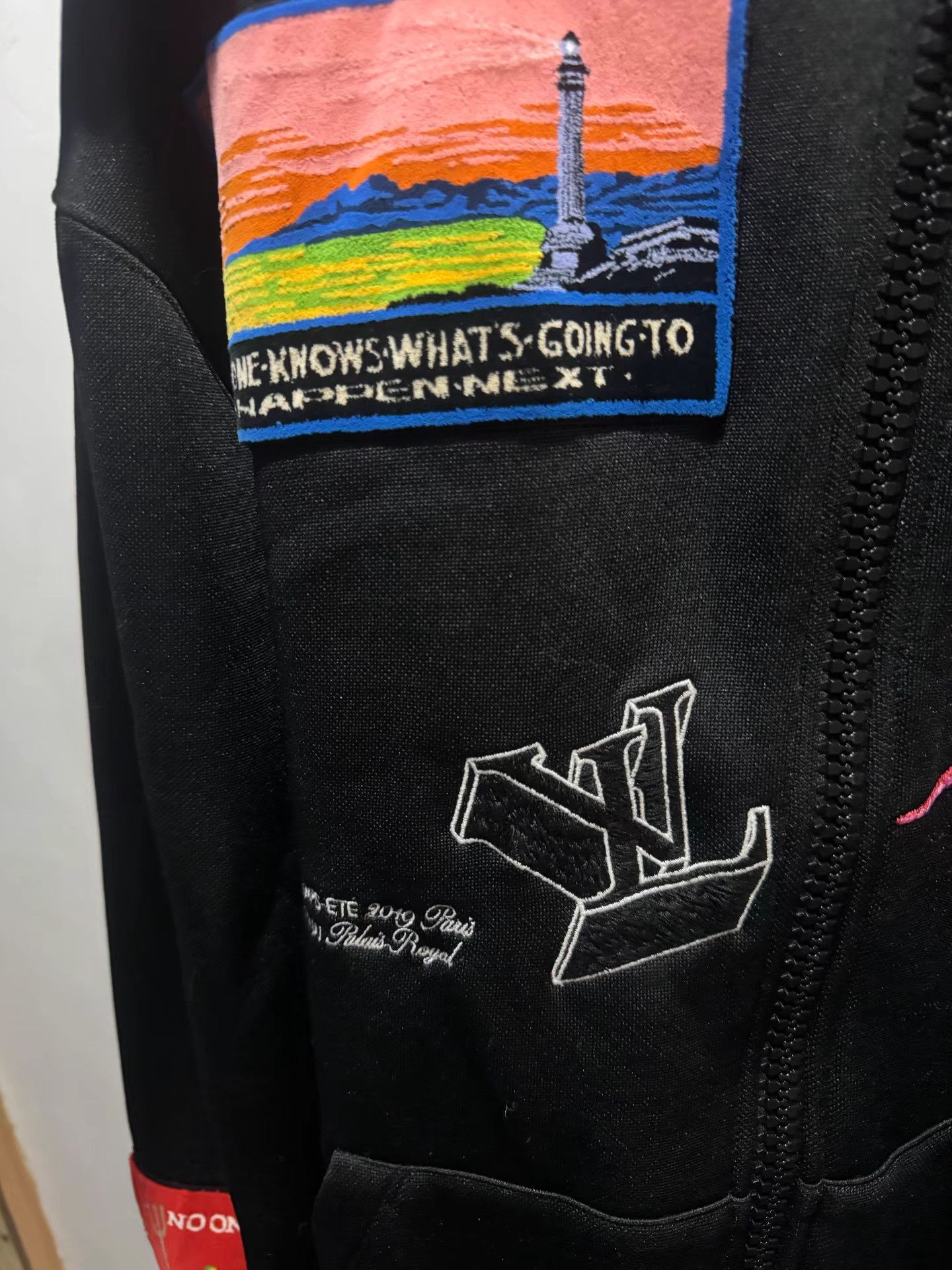 Louis Vuitton Louis Vuitton Rainbow Embroidered Hooded Sweatshirt K13 Size US L / EU 52-54 / 3 - 3 Thumbnail
