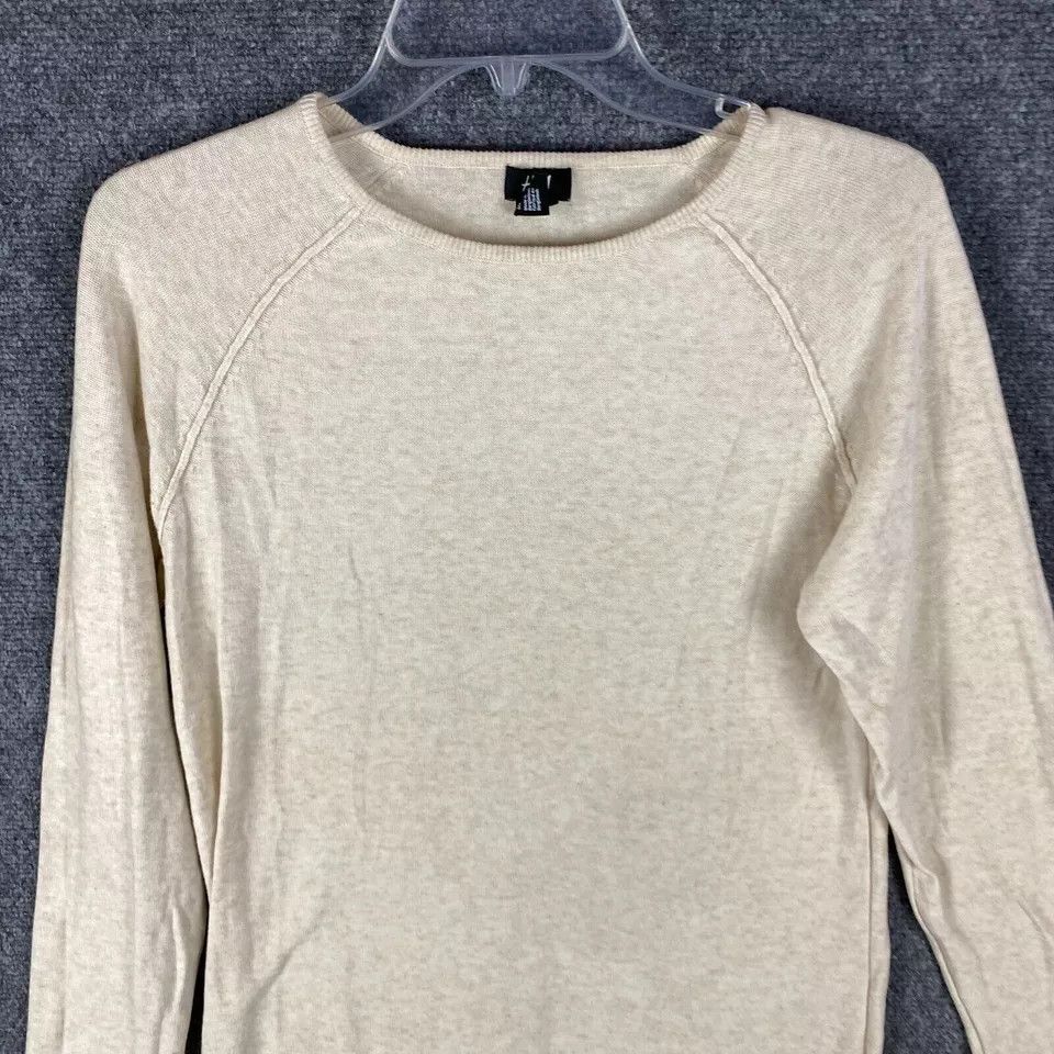 H&M H&M Top Women's Small Pullover 100% Cotton Long Sleeve Size S / US 4 / IT 40 - 2 Thumbnail