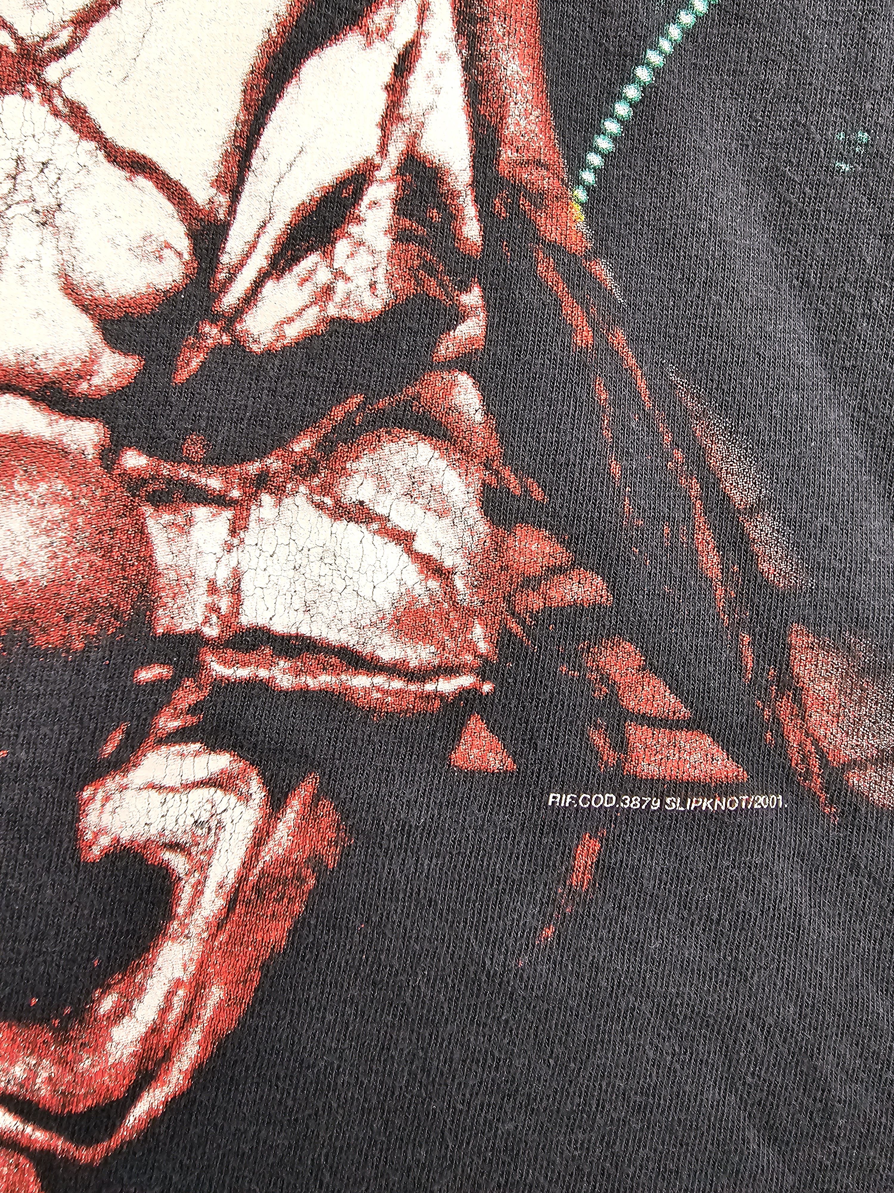 Band Tees × Vintage 2001 Slipknot Iowa 90s vintage Nu metal XL 22" 29" Size US XL / EU 56 / 4 - 3 Thumbnail