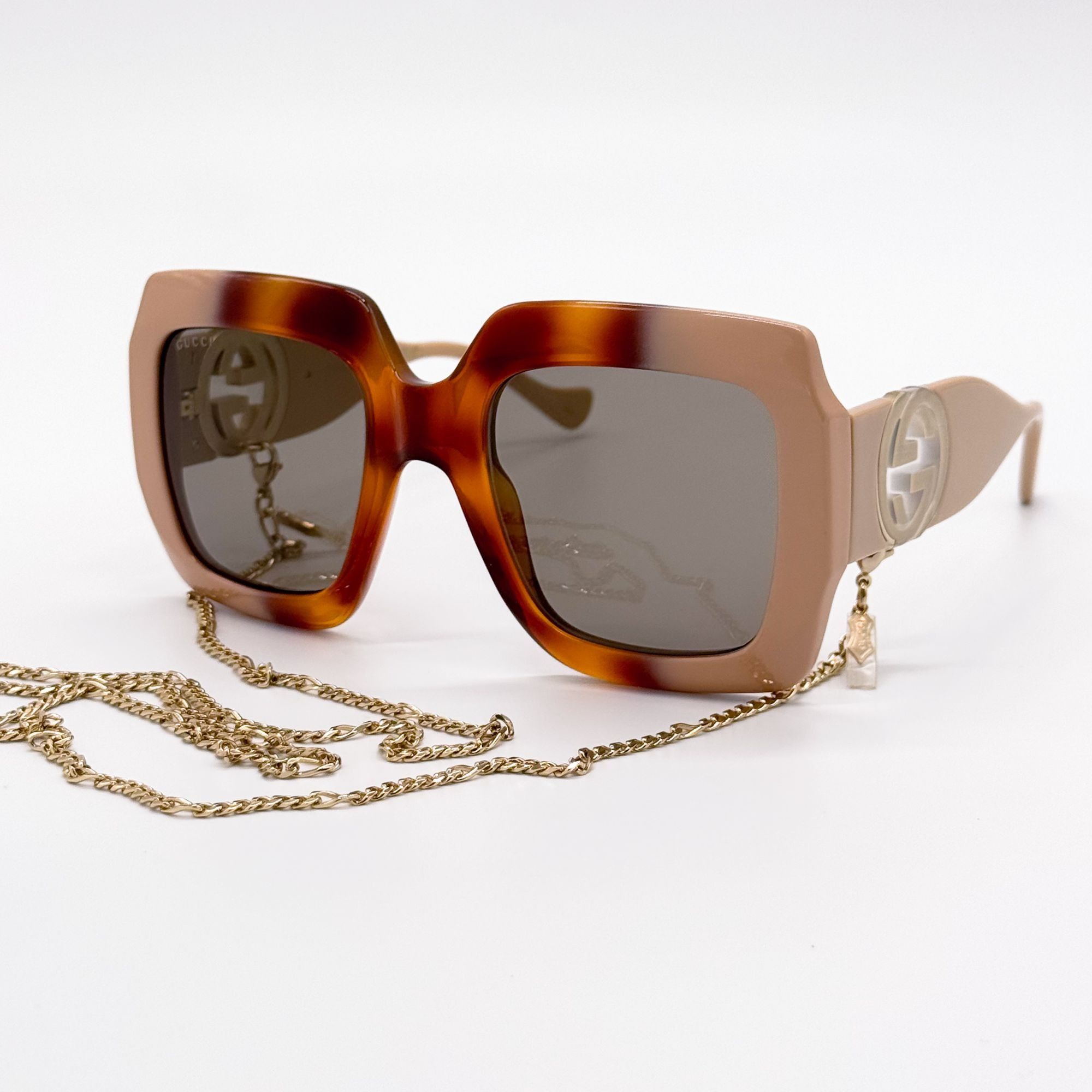 Gucci NEW GUCCI SUNGLASSES GG1022S 003 HAVANA WOMEN GUCCI Size ONE SIZE - 3 Thumbnail