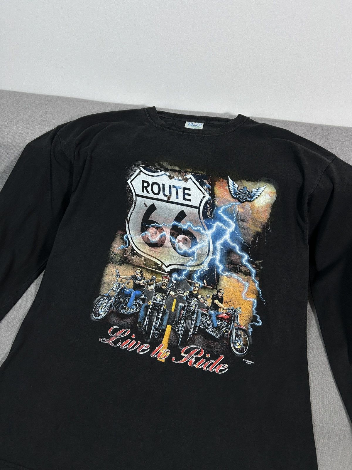 Affliction × Vintage Route66 Y2K Long Sleeve Size US XL / EU 56 / 4 - 3 Thumbnail
