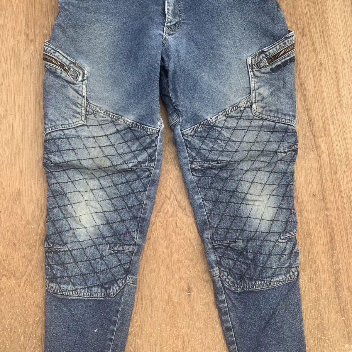 Japanese Brand DOUBLE KNEE JEANS JAPANESE TROUSERS BIKERS DENIM NICE PANTS Size US 30 / EU 46 - 2 Thumbnail