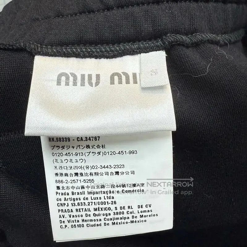 Miu Miu Miu Miu Black Cotton Women’s Skirt . Size 23" - 3 Thumbnail