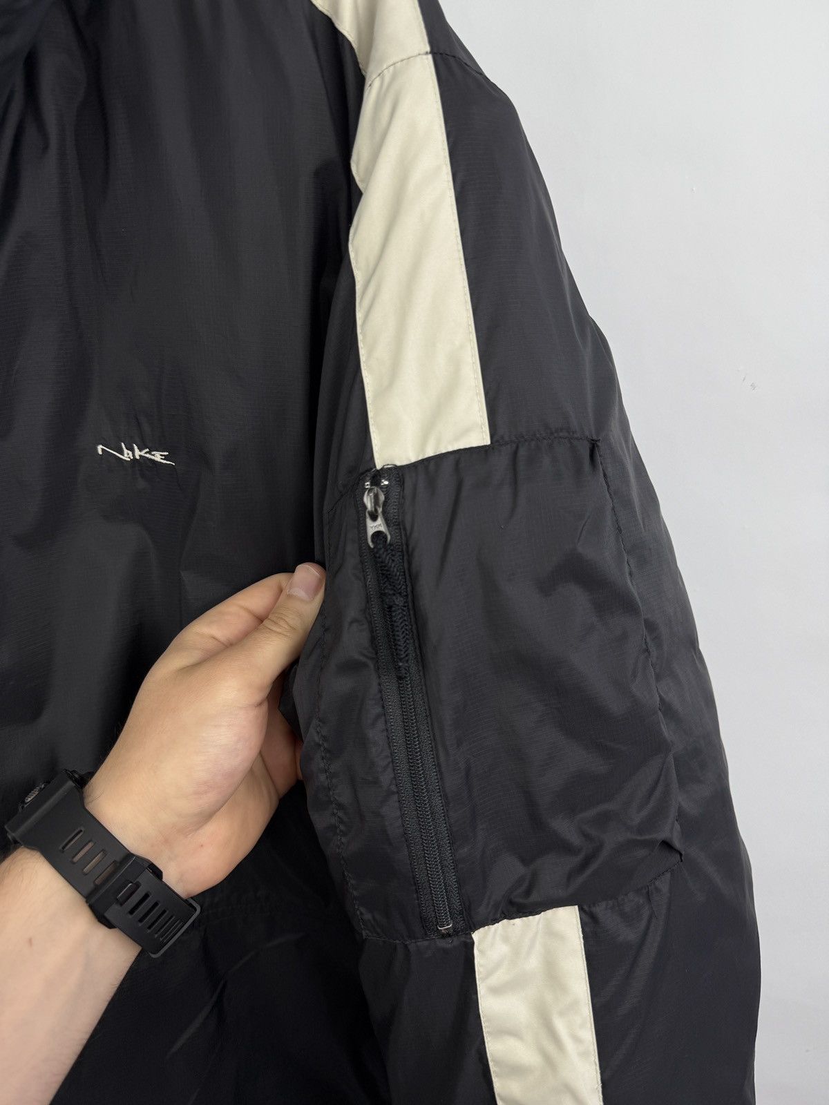 Nike 🇺🇸Vintage 90s Nike Reversible Puffer Jacket Synthetic Filling Size US L / EU 52-54 / 3 - 13 Thumbnail