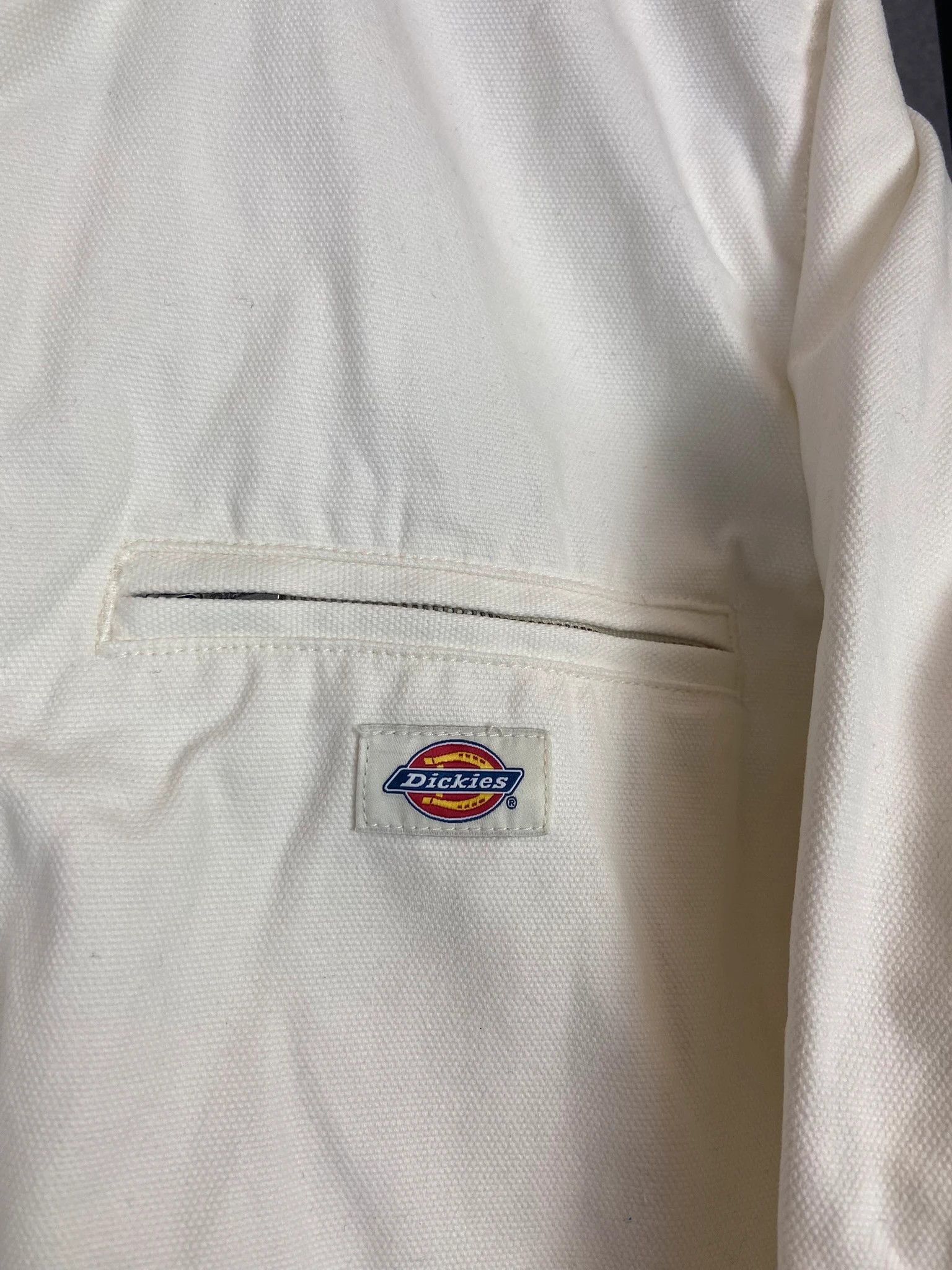 Dickies White Dickies Workwear Jacket Size L Vintage Size US L / EU 52-54 / 3 - 2 Thumbnail