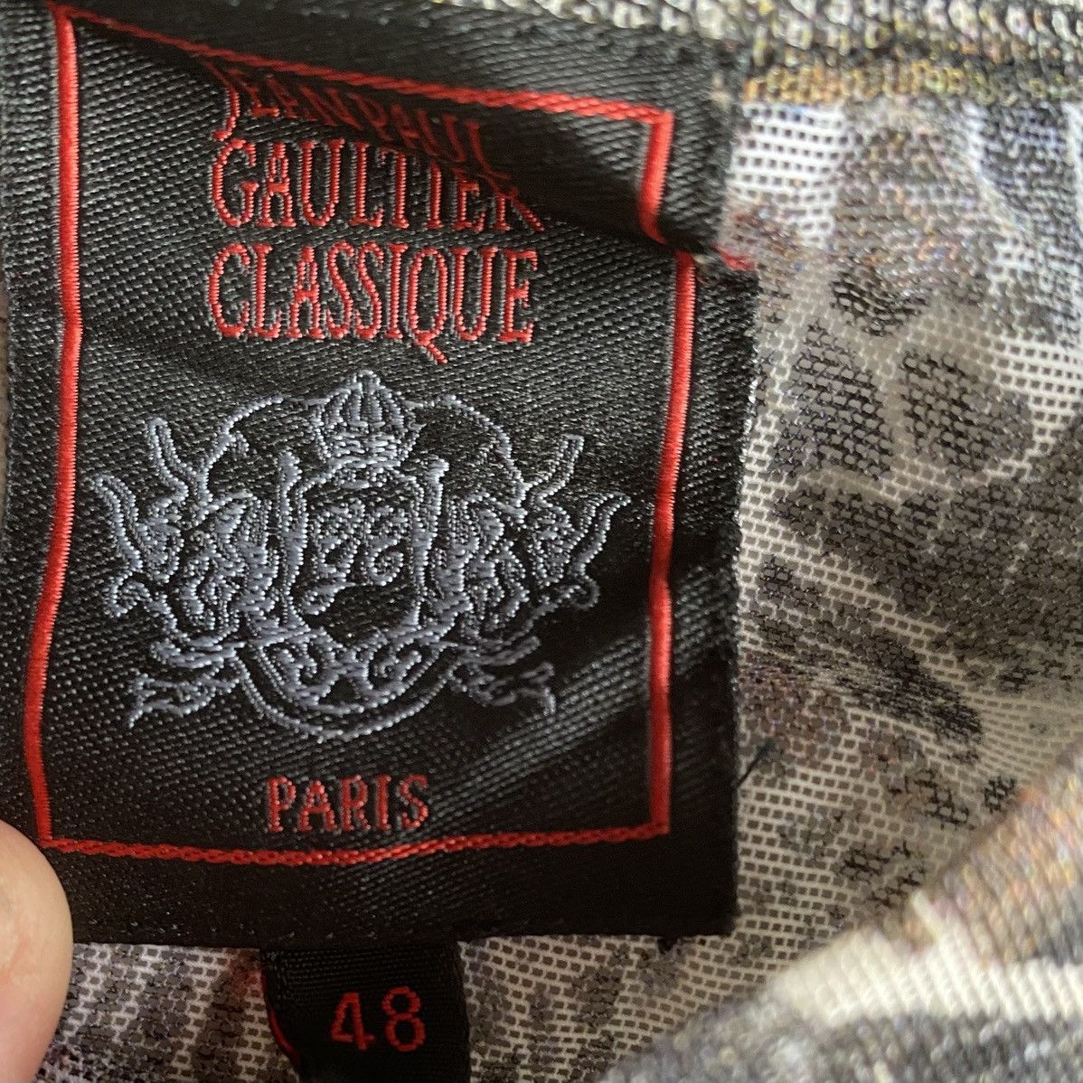 Jean Paul Gaultier Angle Sheer Mesh Tee Size US M / EU 48-50 / 2 - 4 Thumbnail