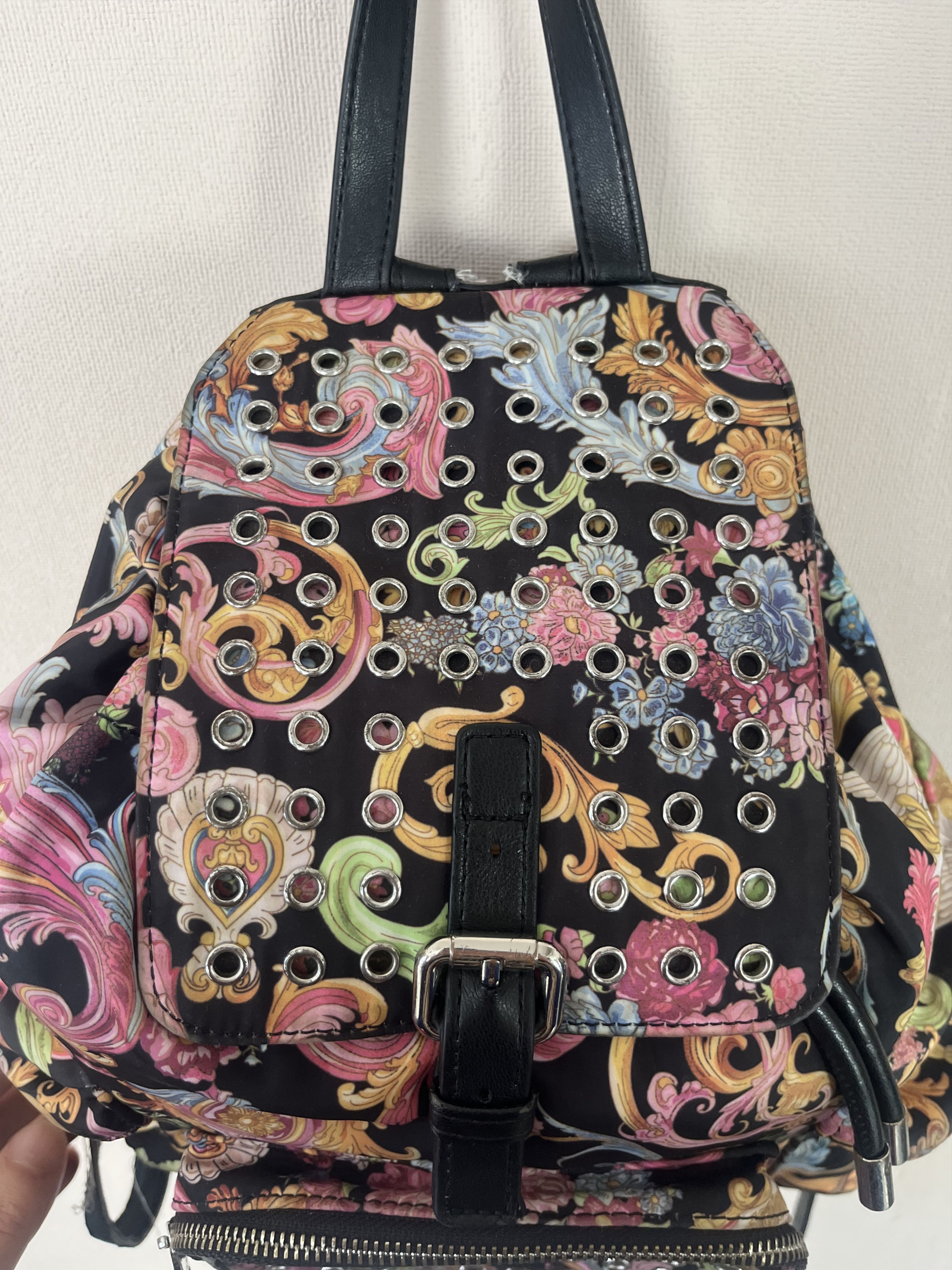 Versace Jeans Couture VERSACE JEANS COUTURE Flap Backpack Multicolor Logo Size ONE SIZE - 4 Thumbnail