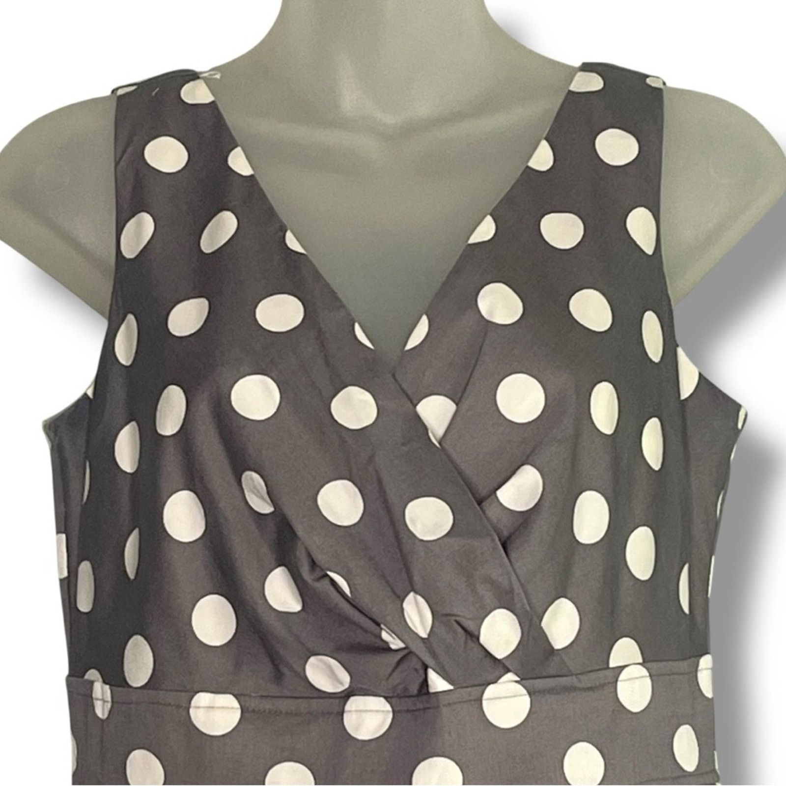 Other Signature by Robbie Bee polka dot sleeveless summer dress Size S / US 4 / IT 40 - 3 Thumbnail