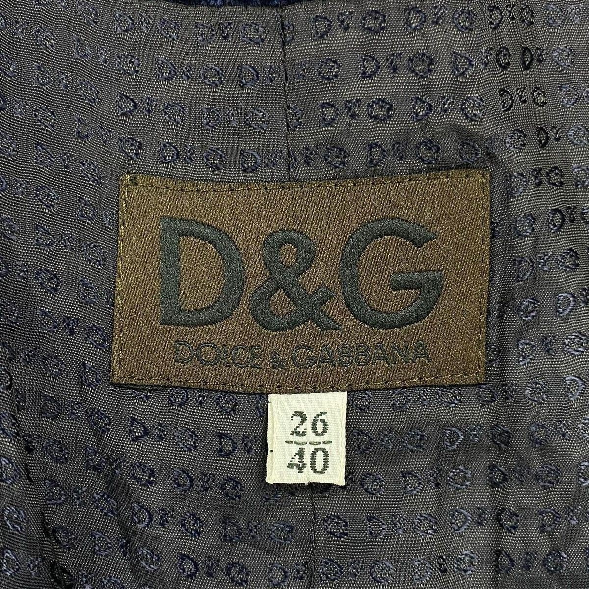 Dolce & Gabbana Crushed Velvet Single Button Blazer Size 34S - 6 Thumbnail