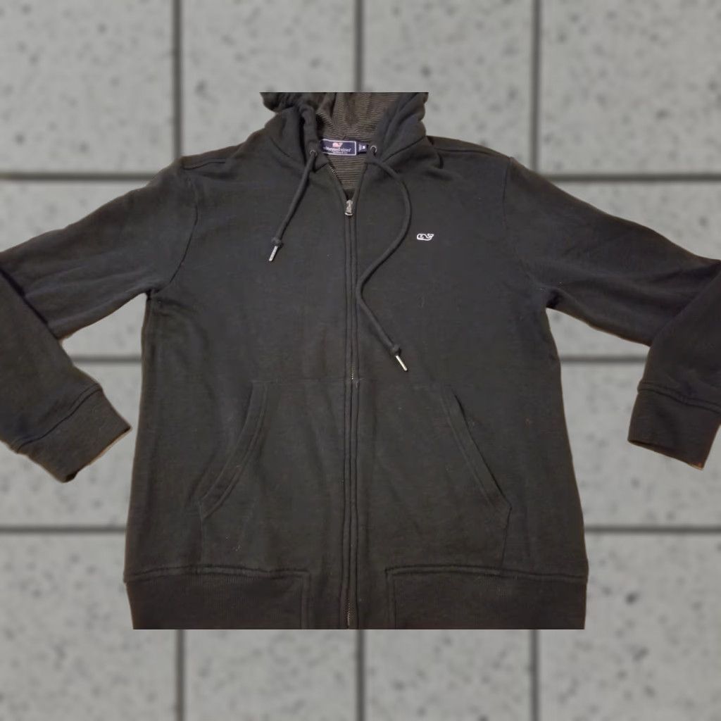 Vineyard Vines Vineyard Vines Jacket Hooded Cotton Black Mens M Medium 3-in-1 Jacket Size US M / EU 48-50 / 2 - 1 Thumbnail