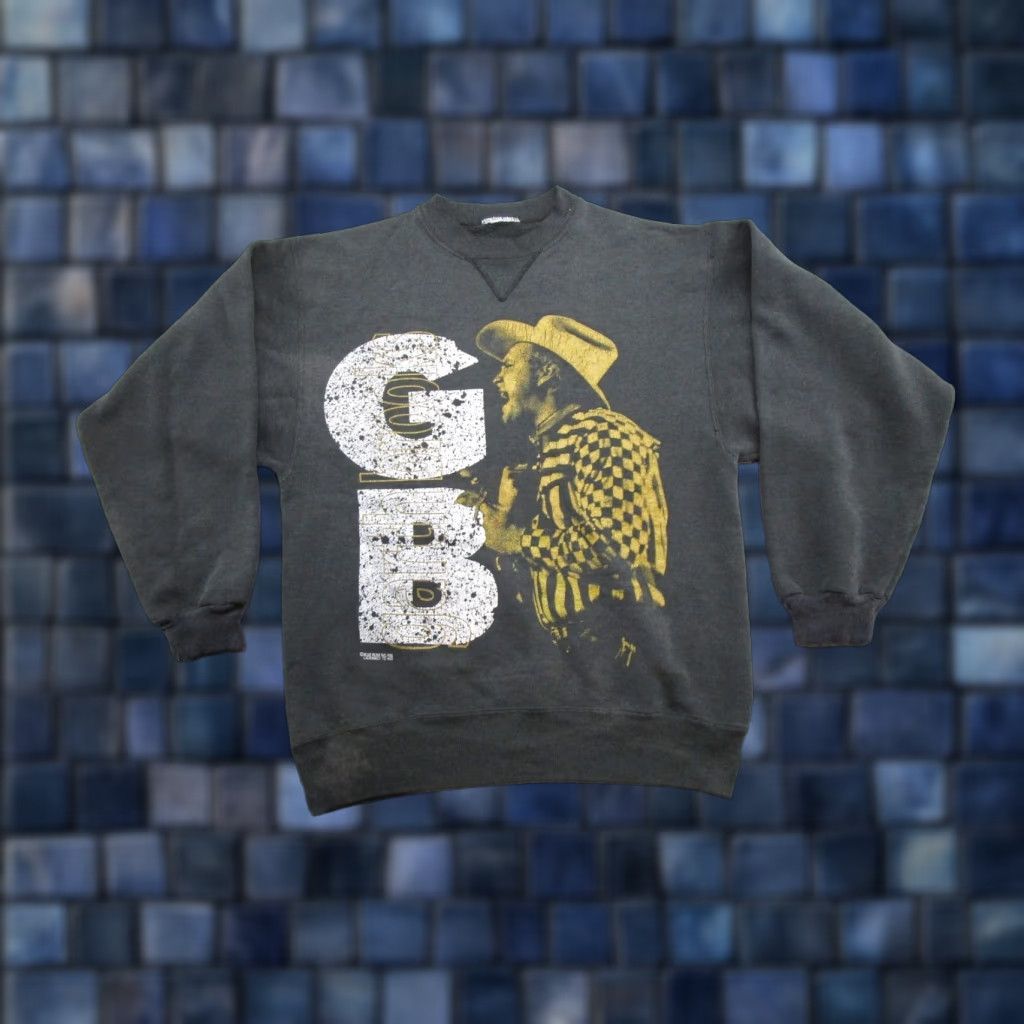 Hanes VINTAGE 1992 Garth Brooks Tour Crewneck Sweatshirt Double Sided Band 90s Read Size US M / EU 48-50 / 2 - 1 Thumbnail