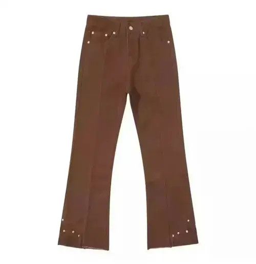 Vintage Custom Flared Brown Jeans Size US 32 / EU 48 - 2 Thumbnail