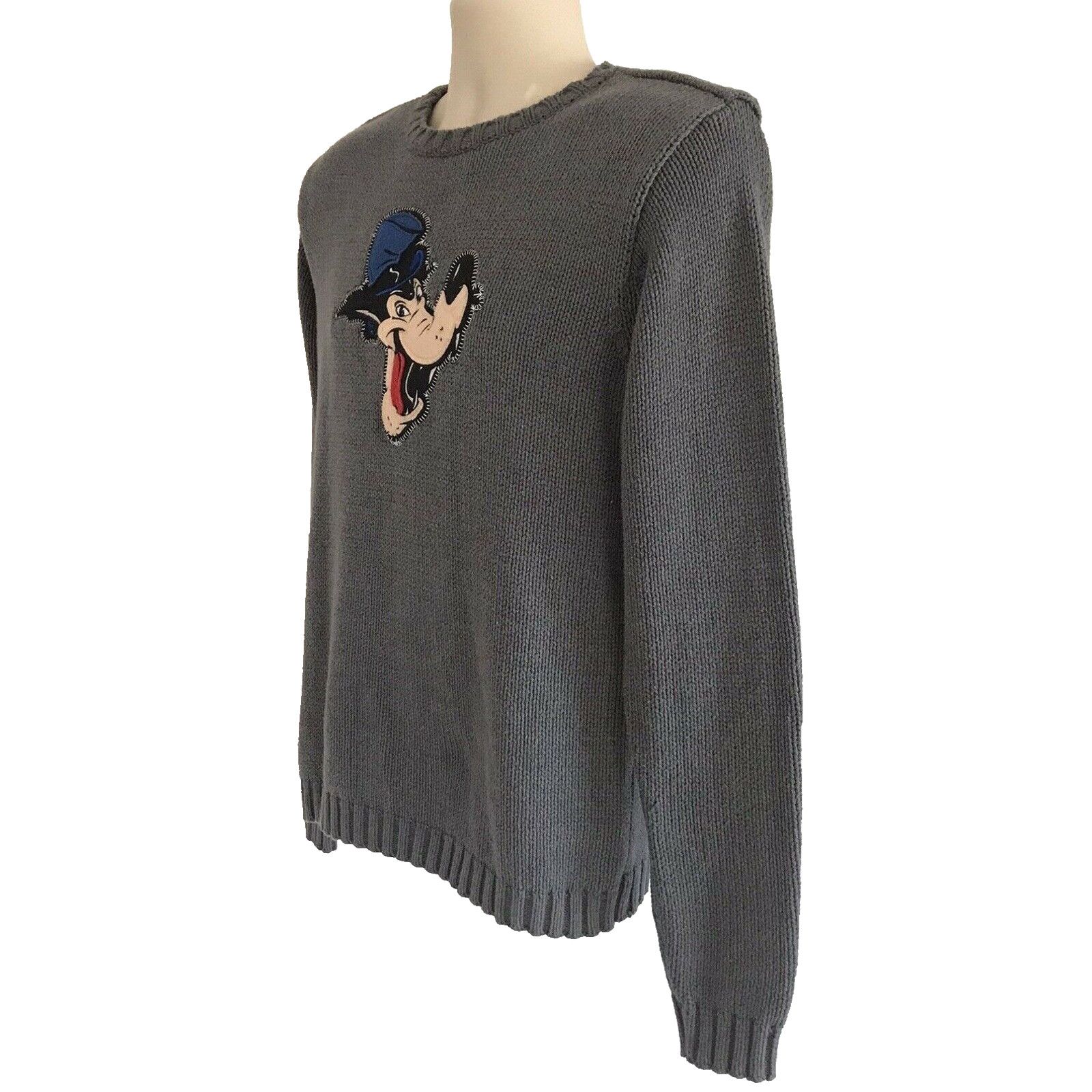 Disney Disney Big Bad Wolf Gray Chunky Embroider Pullover Sweater M Size M / US 6-8 / IT 42-44 - 2 Thumbnail