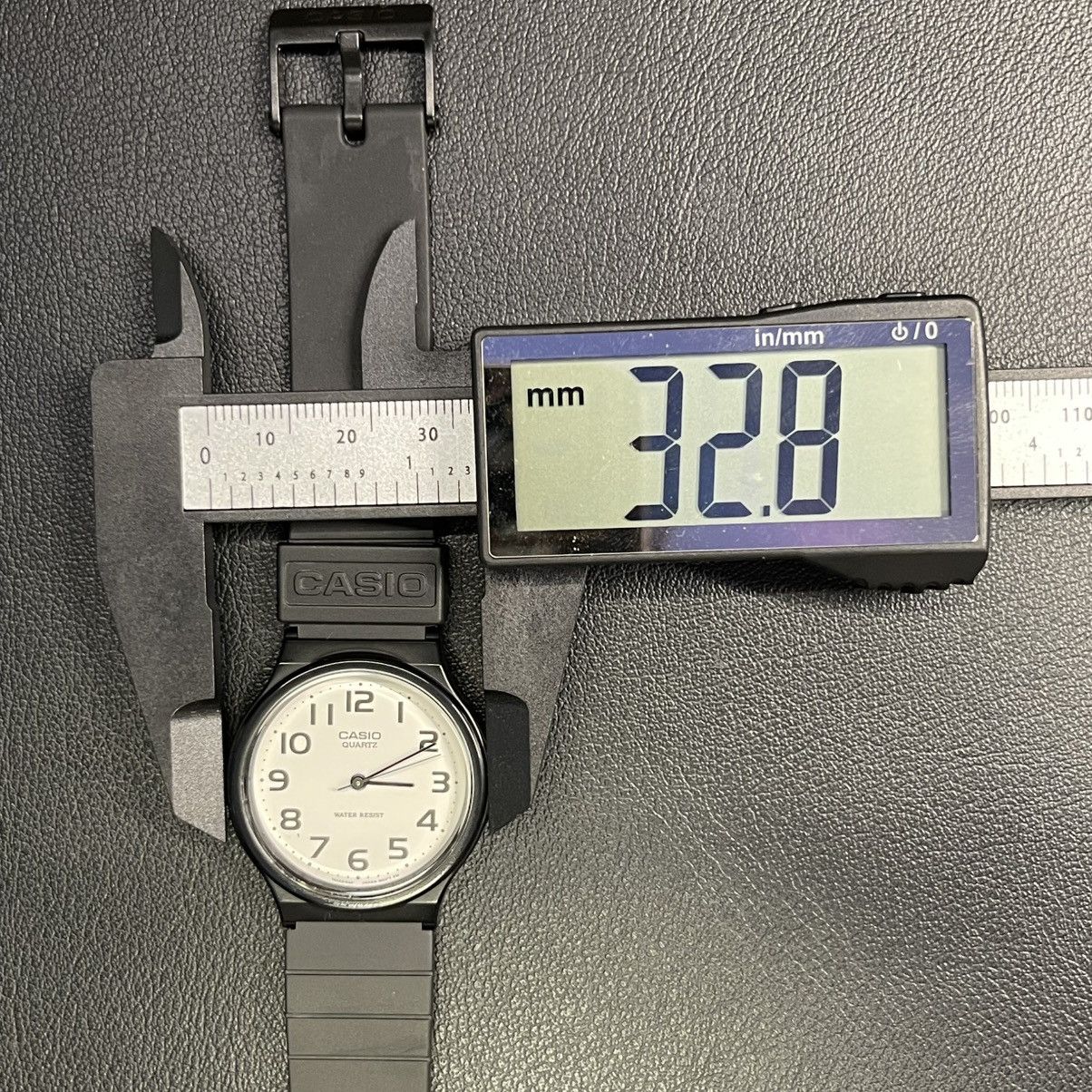 Casio × Japanese Brand Minimalist Classic Retro Casio Black Watch – Streetwear Y2K Size ONE SIZE - 7 Thumbnail