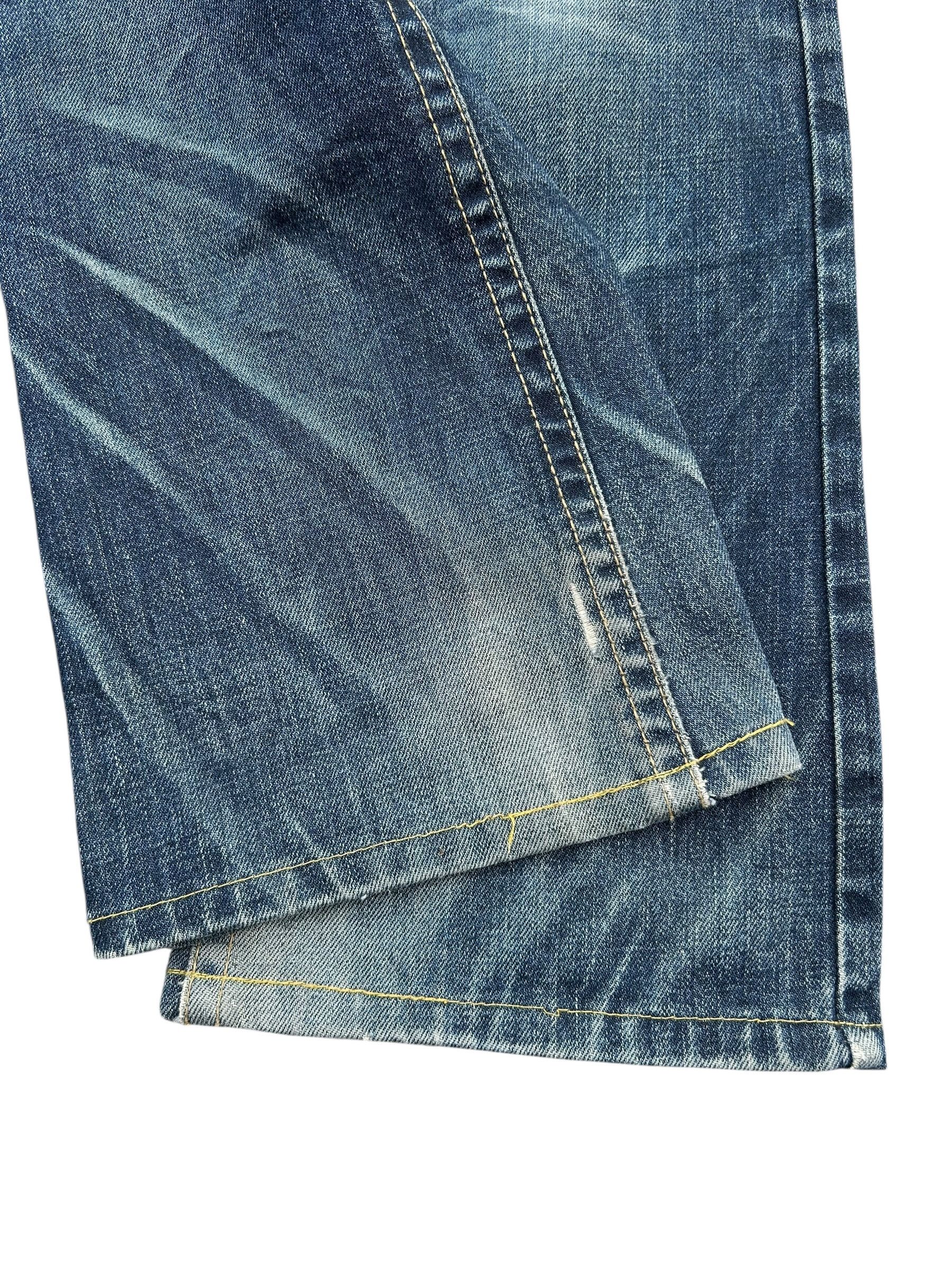 Japanese Brand × Kapital × Vintage Flare Lolita Male Japanese Punk Bondage Denim Jeans Size US 29 - 12 Thumbnail
