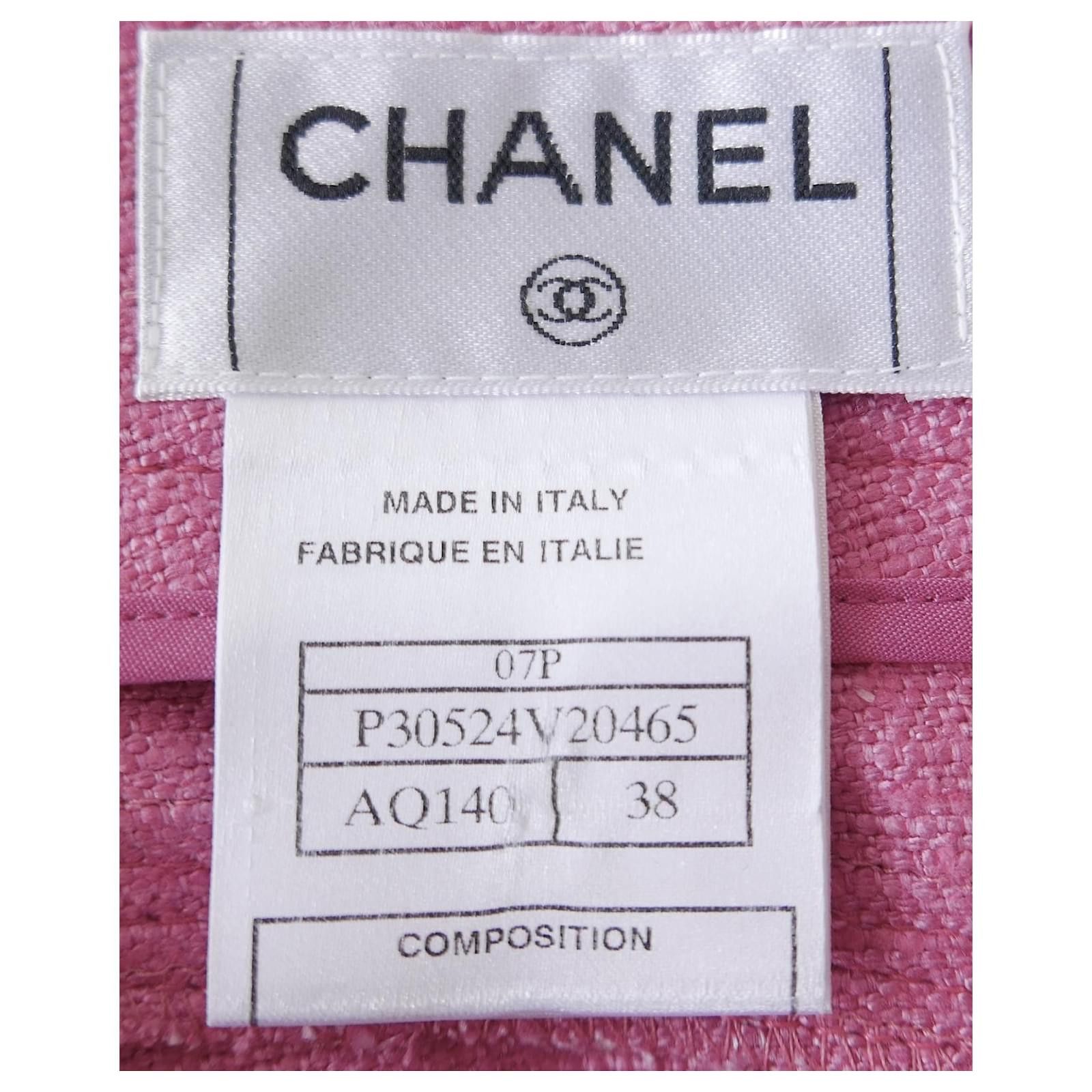 Chanel Chanel Spring 2007 Pink Slubbed Silk Flared Trousers Size 27" / US 4 / IT 40 - 7 Thumbnail