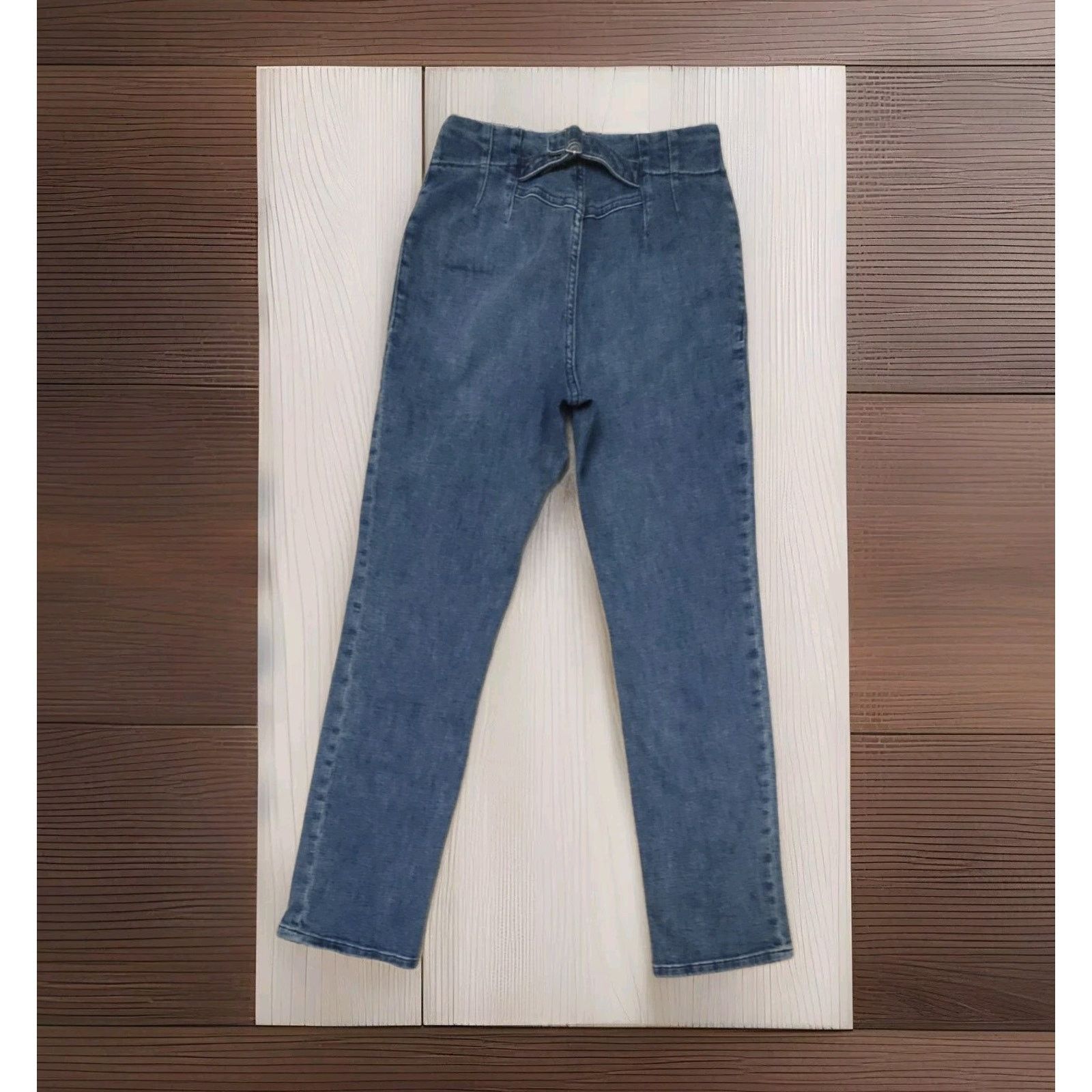 Anthropologie Anthropologie x Maeve High-Rise Front Flap Pockets Straight Size 27" / US 4 / IT 40 - 3 Thumbnail