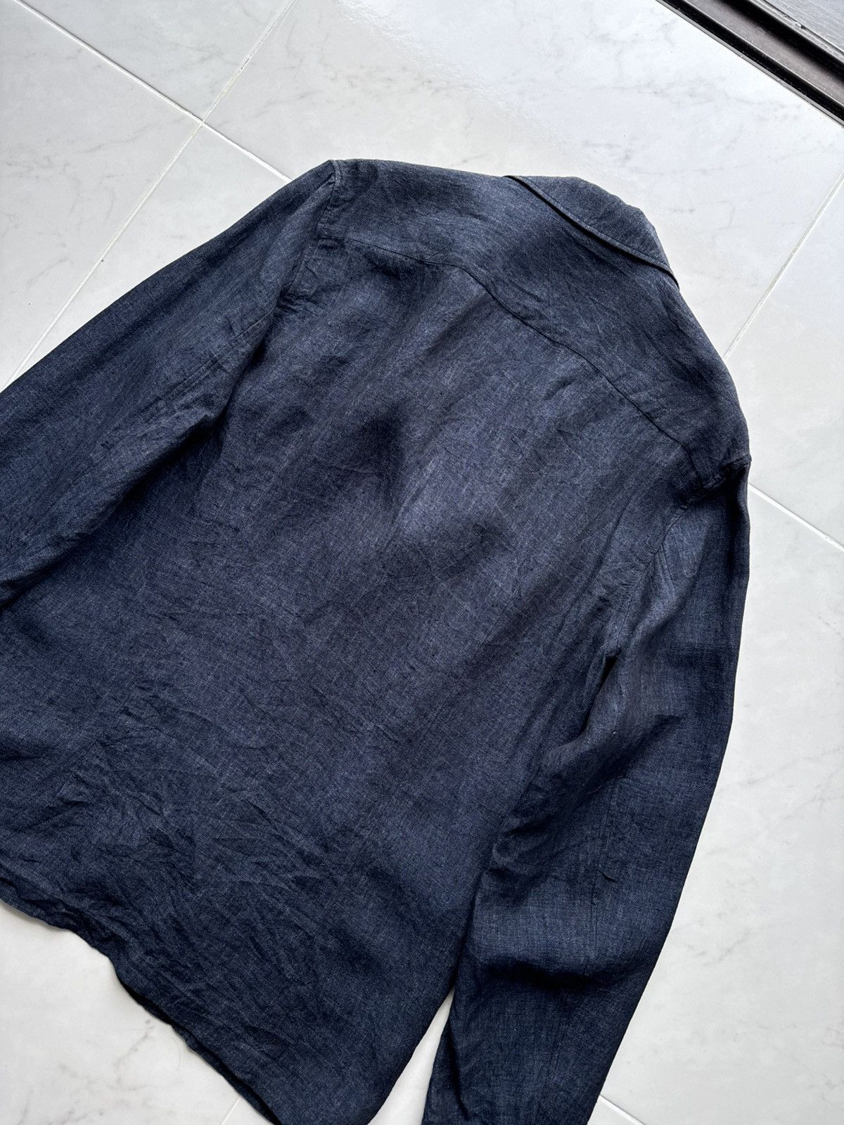 Lardini 💥LUXURY💥 Lardini Indigo Blue Blazer Jacket Size US M / EU 48-50 / 2 - 16 Thumbnail