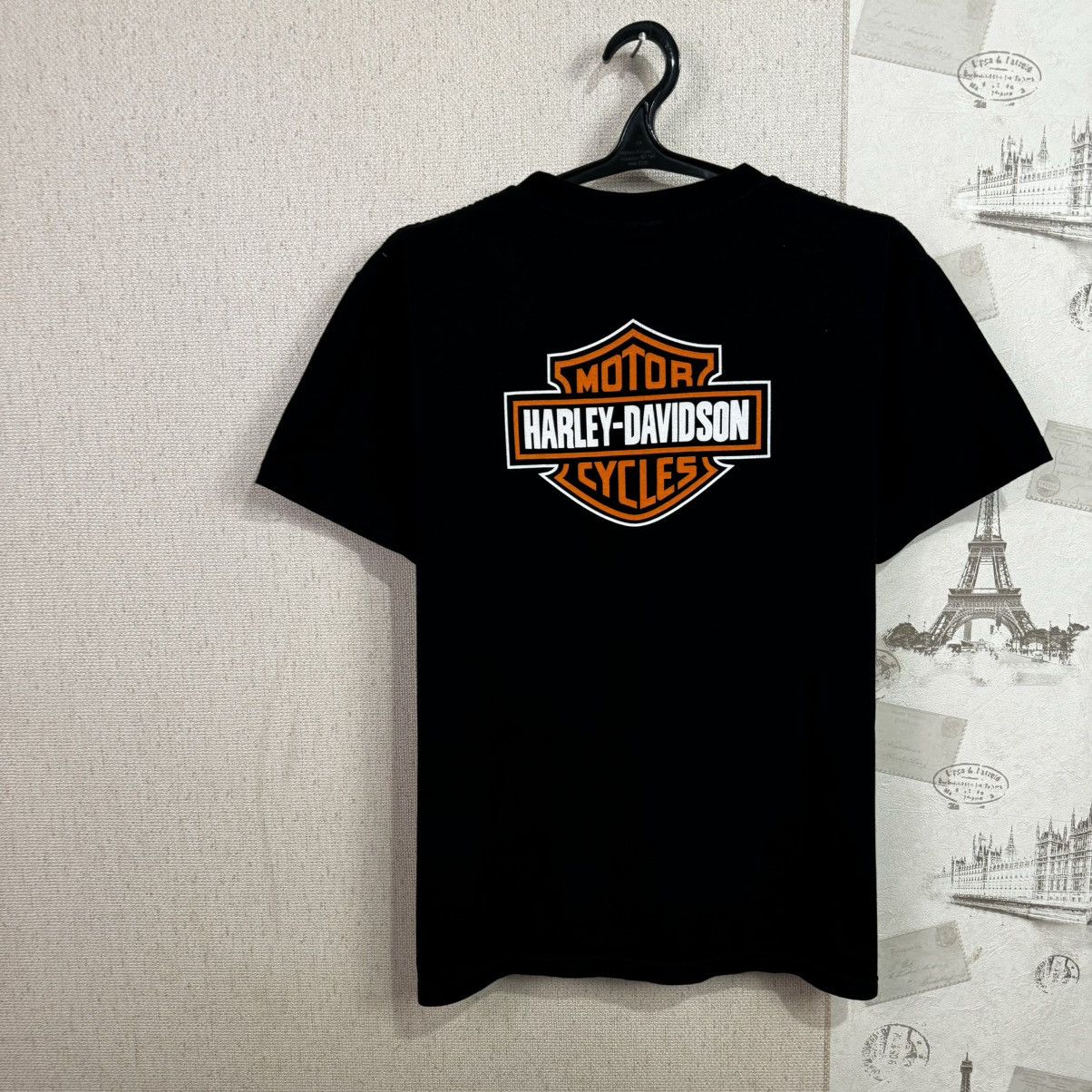 Harley Davidson × Vintage Vintage Harley Davidson T shirt Fire Wings USA Biker L Size US L / EU 52-54 / 3 - 10 Thumbnail
