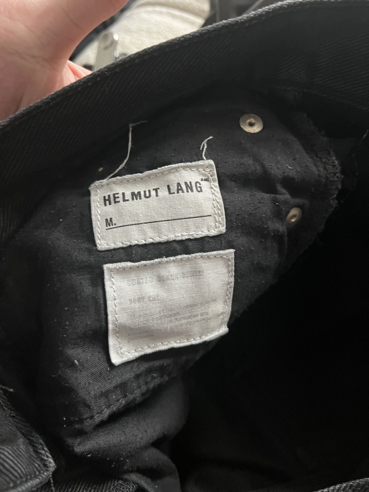 Helmut Lang Black Coated Denim Size US 30 / EU 46 - 6 Thumbnail