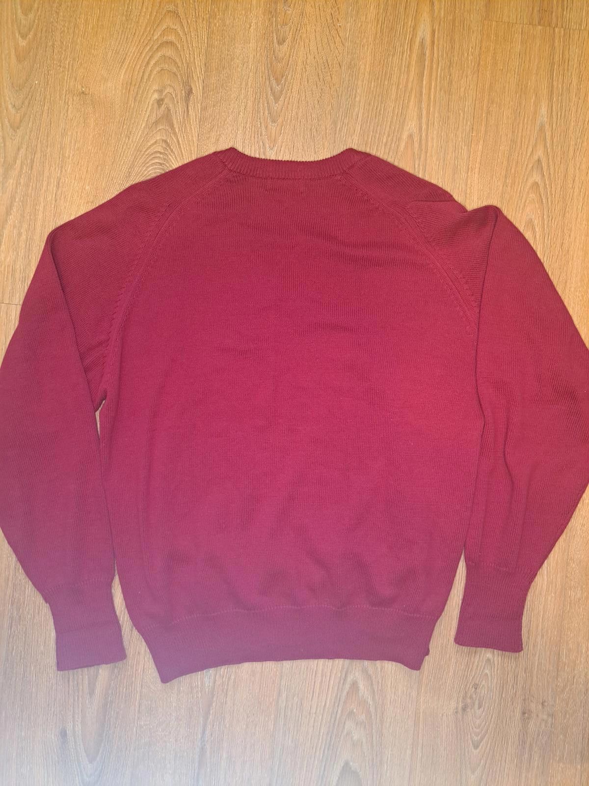Titleist Titleist by Corbin V Neck Sweater Mens Large Red Cotton Size US L / EU 52-54 / 3 - 4 Thumbnail
