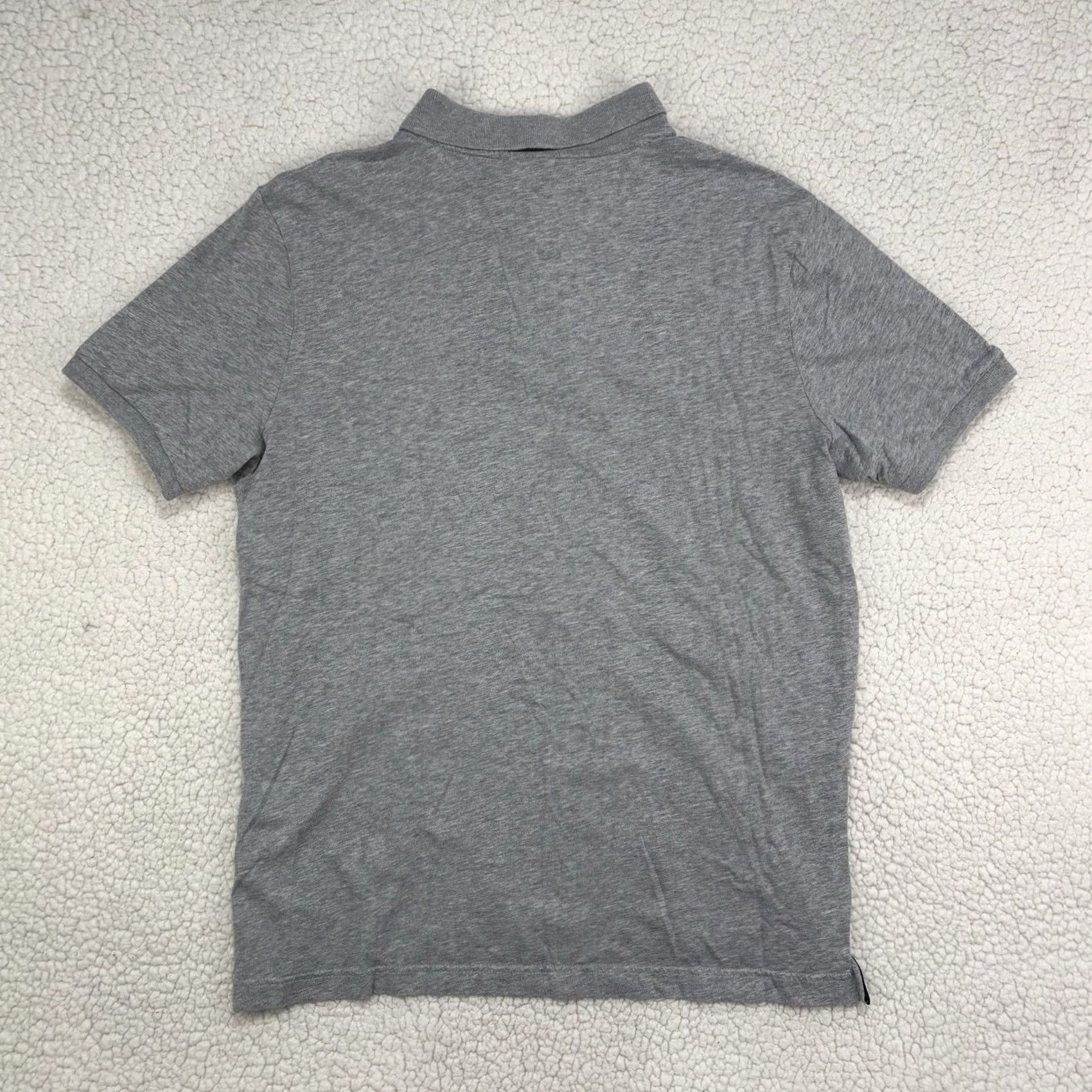 Nike VINTAGE Nike Shirt Polo Short Sleeve Swoosh Gray Mens M Size US M / EU 48-50 / 2 - 5 Thumbnail