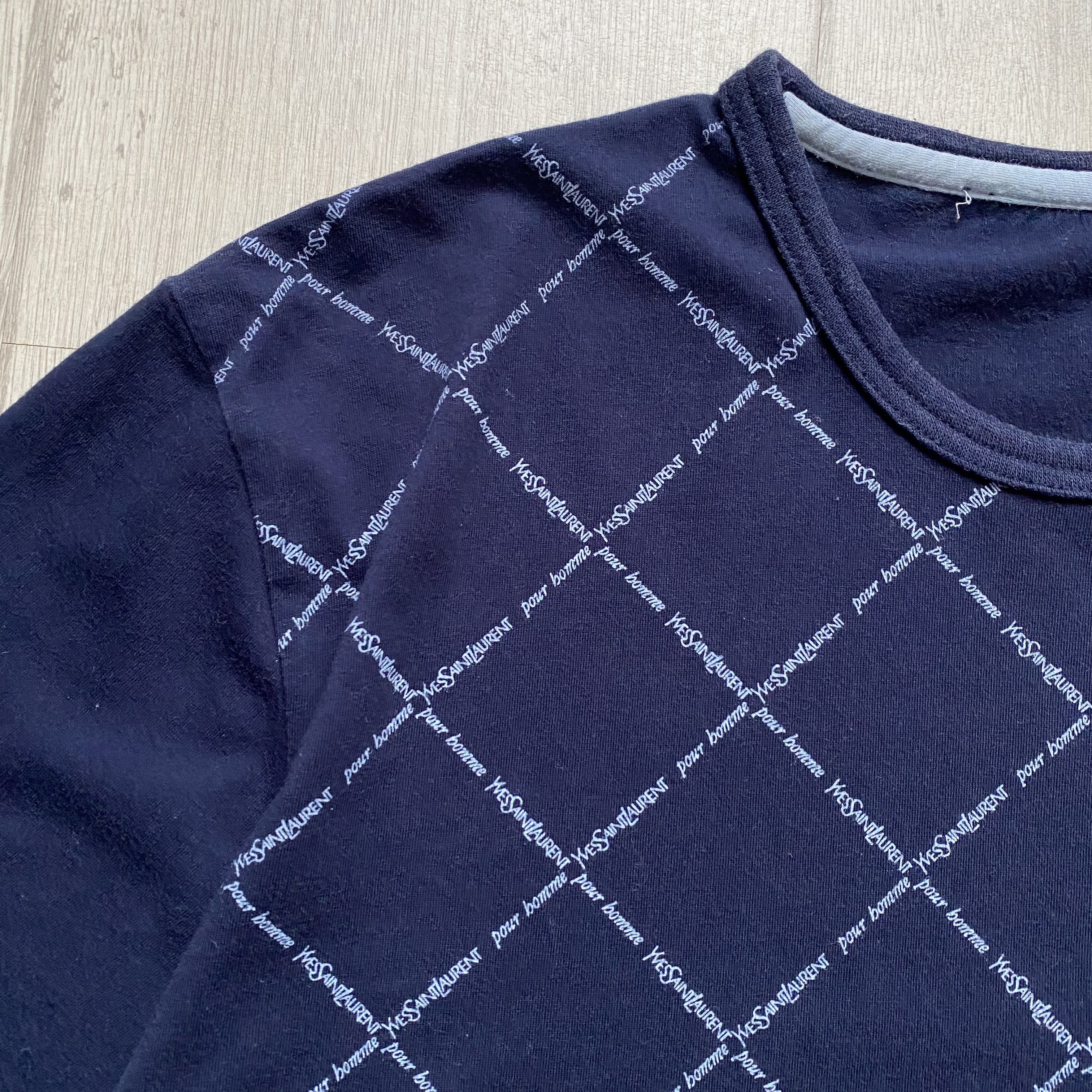 Yves Saint Laurent 90s Vintage Yves Saint Lauren Tee monogram Luxury Y2K Size US M / EU 48-50 / 2 - 6 Thumbnail