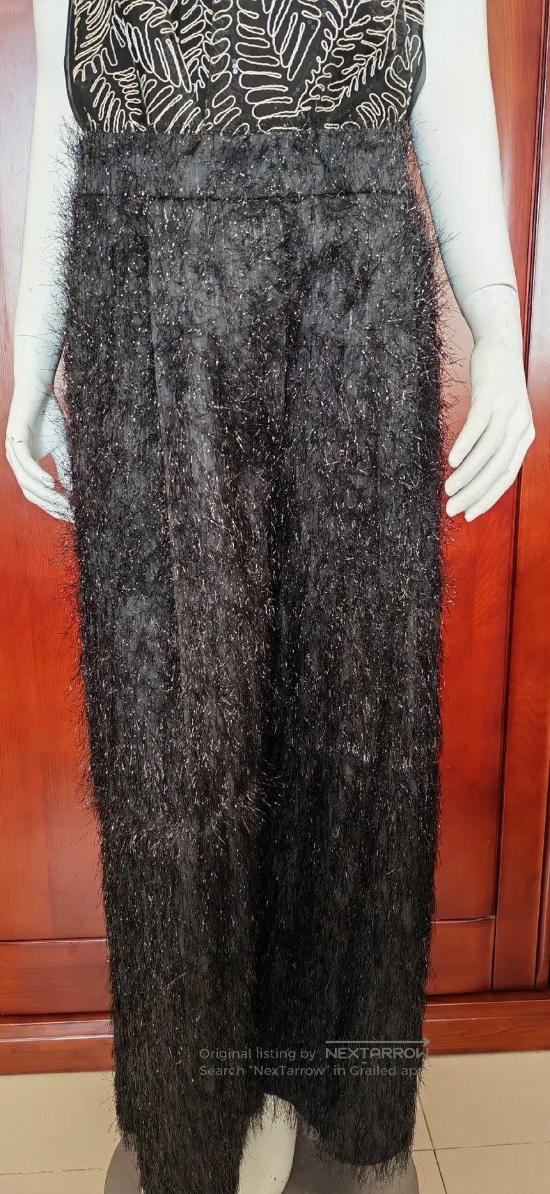 Brunello Cucinelli Brunello Cucinelli Shiny Silk Wide Leg Pants Size 27" / US 4 / IT 40 - 3 Thumbnail