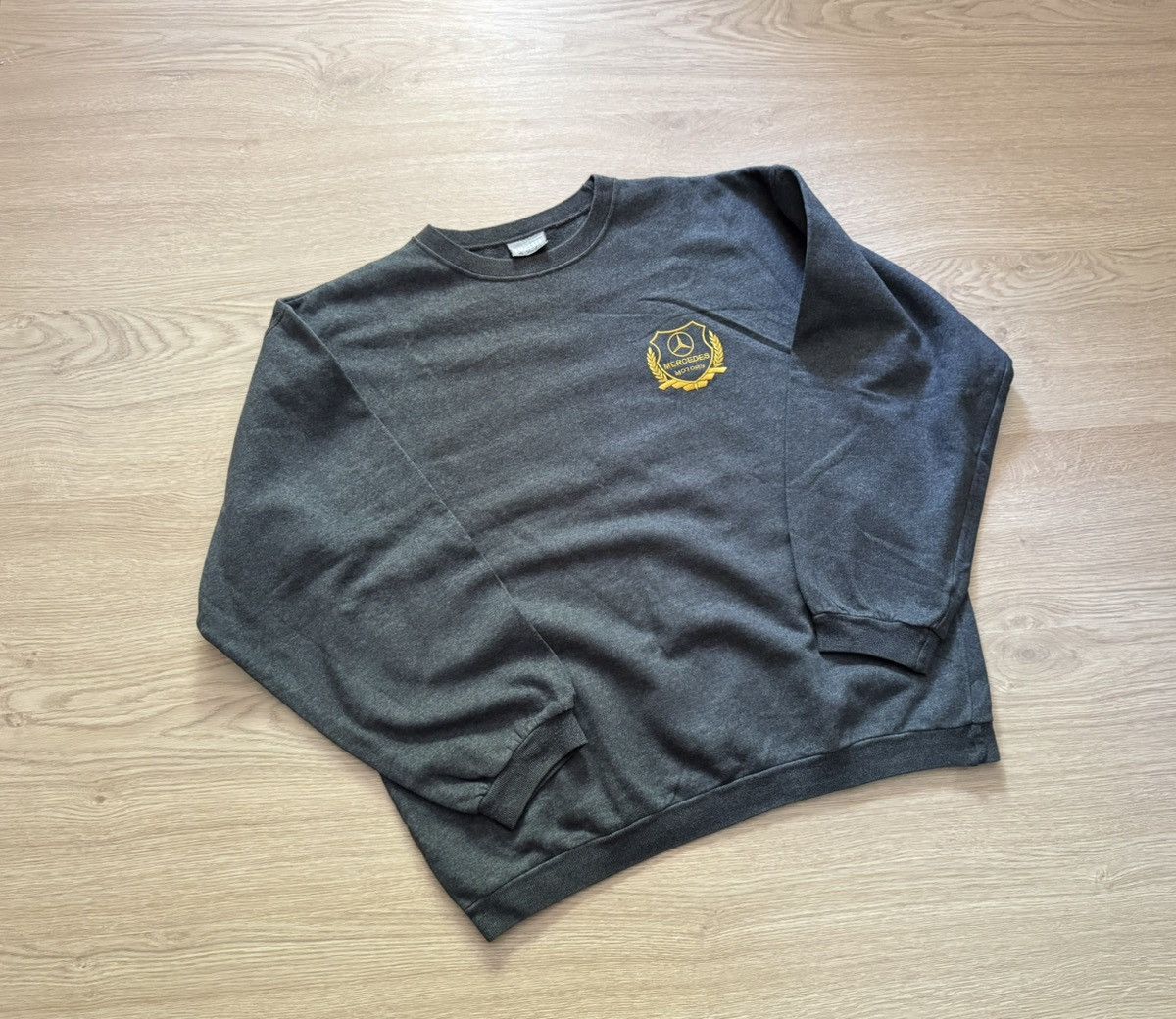 Mercedes-Benz Vintage 00’s Mercedes Benz Motors y2k Racing Sweatshirt Size US M / EU 48-50 / 2 - 1 Thumbnail
