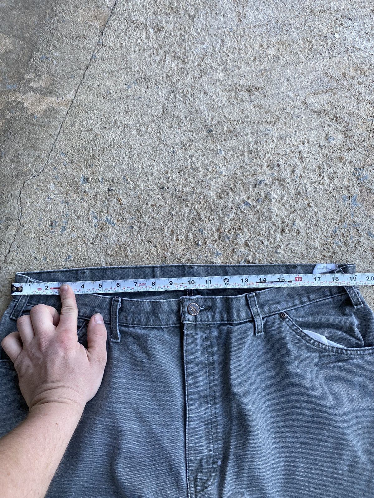 Carhartt × Dickies Vintage Y2K Faded Baggy Dickies Distressed Carpenters Size US 38 / EU 54 - 12 Thumbnail