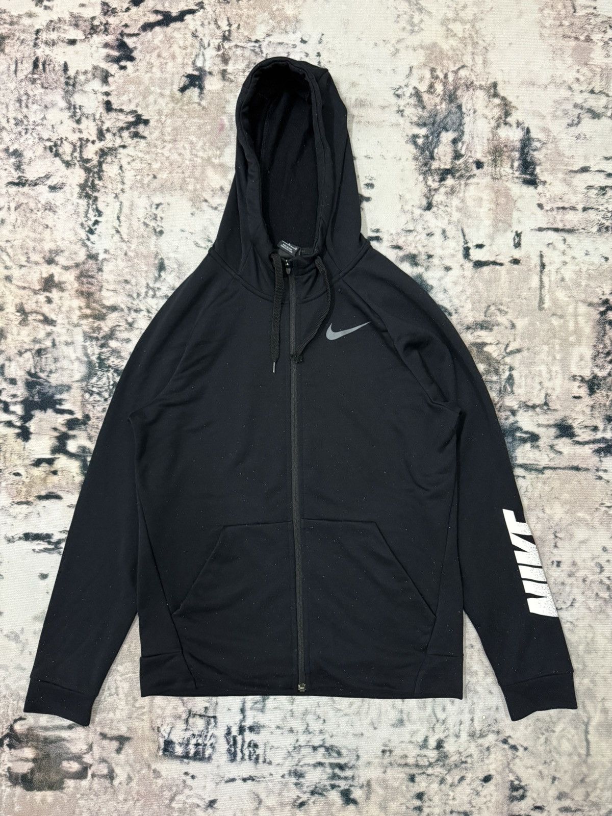 Japanese Brand × Nike × Streetwear Nike Swoosh Dri-Fit Sweater Hoodie ...