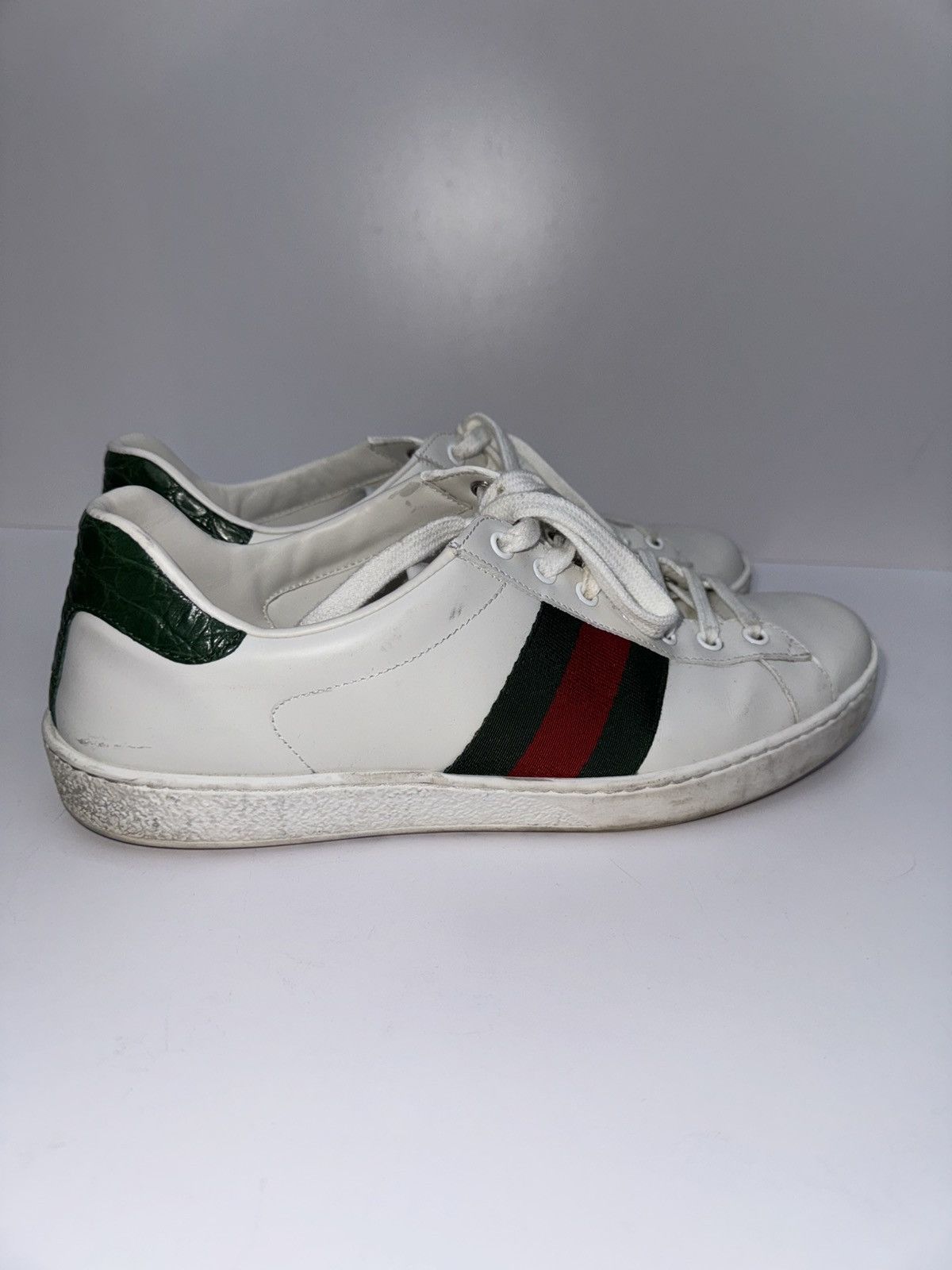 Gucci Gucci ace leather sneakers Size US 9.5 / EU 42-43 - 3 Thumbnail