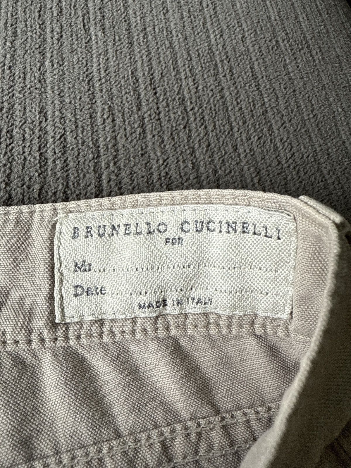 Brunello Cucinelli Brunello cucinelli khaki dress pants Size US 34 / EU 50 - 6 Thumbnail