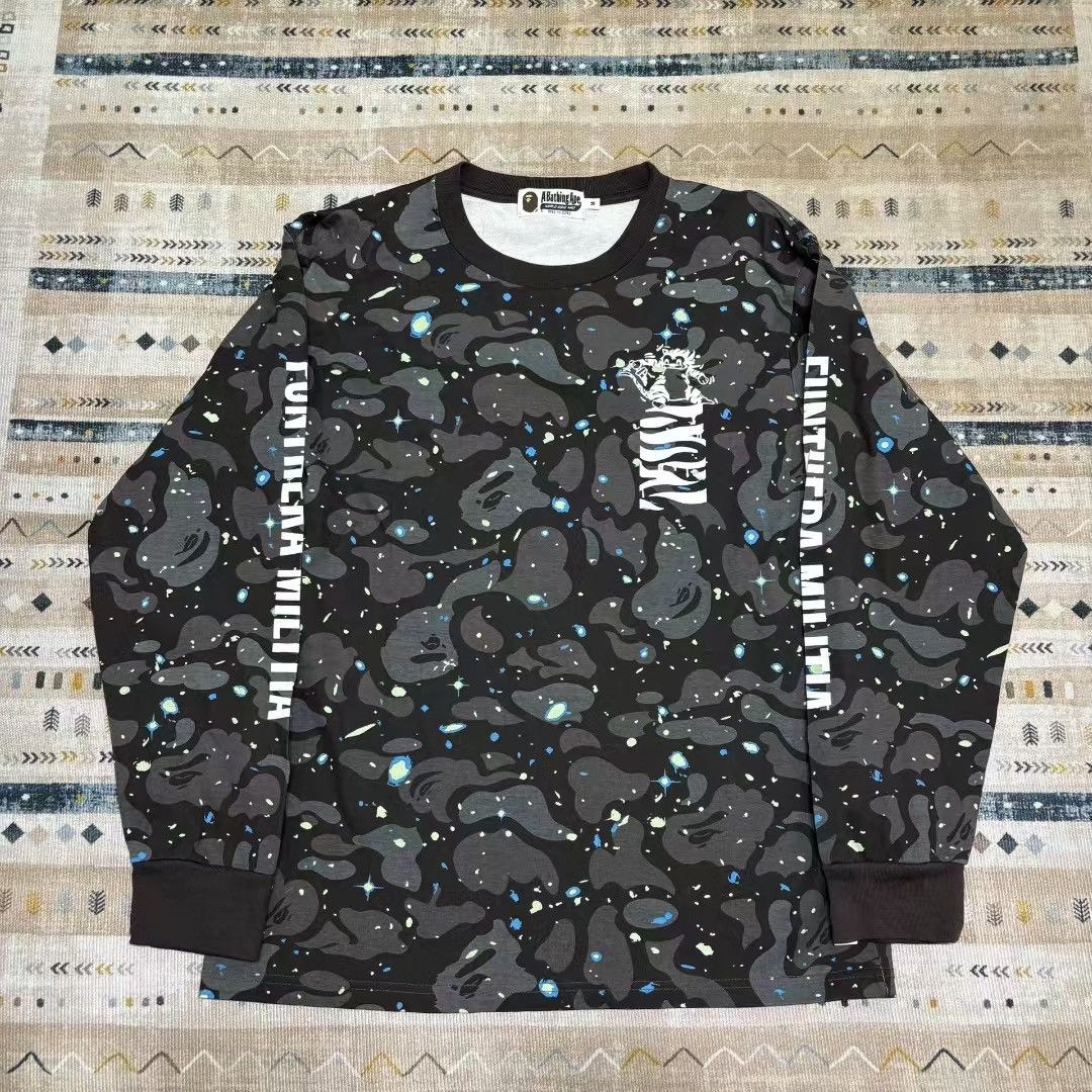 Bape BAPE SPACE CAMO TEE Size US M / EU 48-50 / 2 - 1 Thumbnail