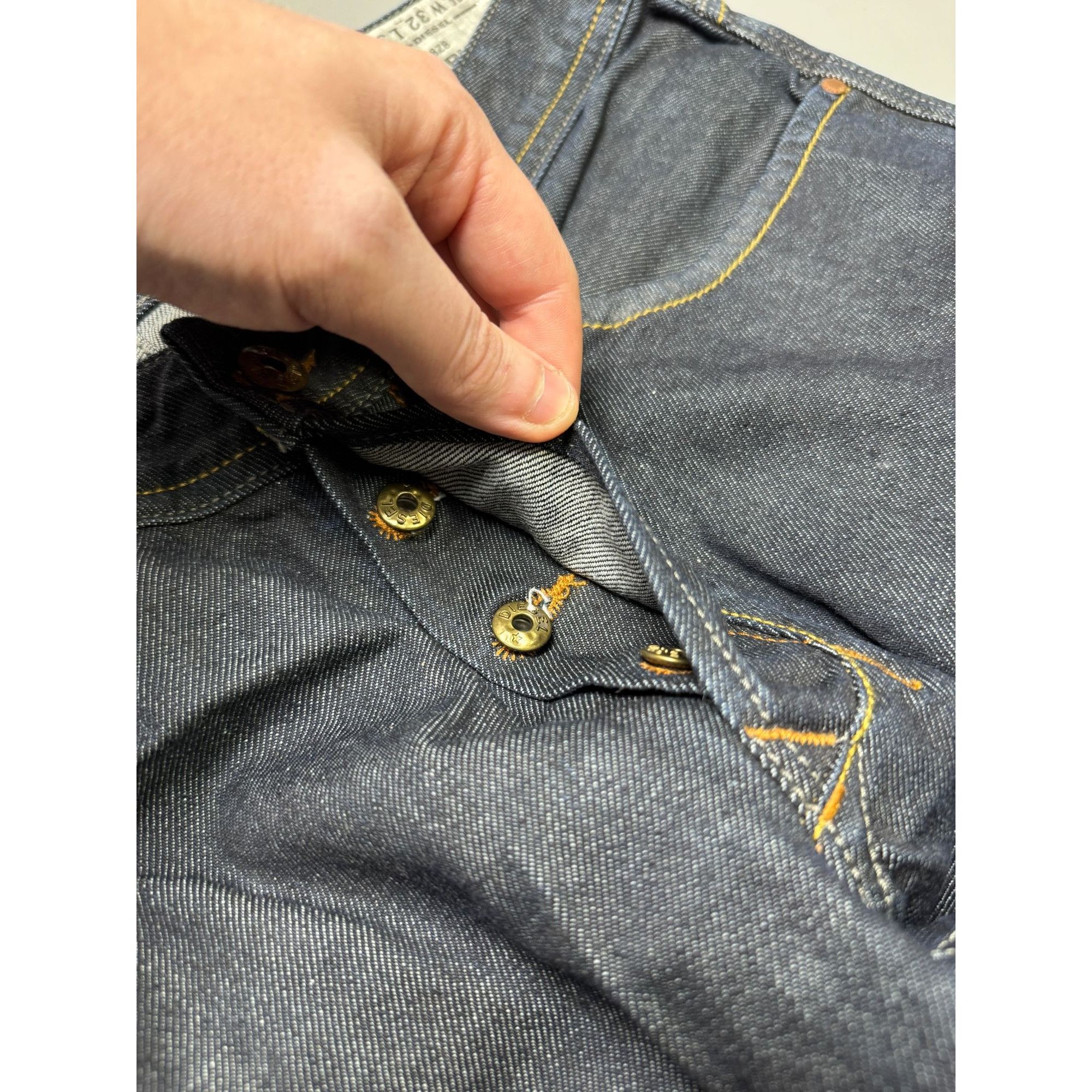 Diesel Diesel Industry Larkee Raw Denim Jeans Pants (Y1137) Size US 32 / EU 48 - 6 Thumbnail