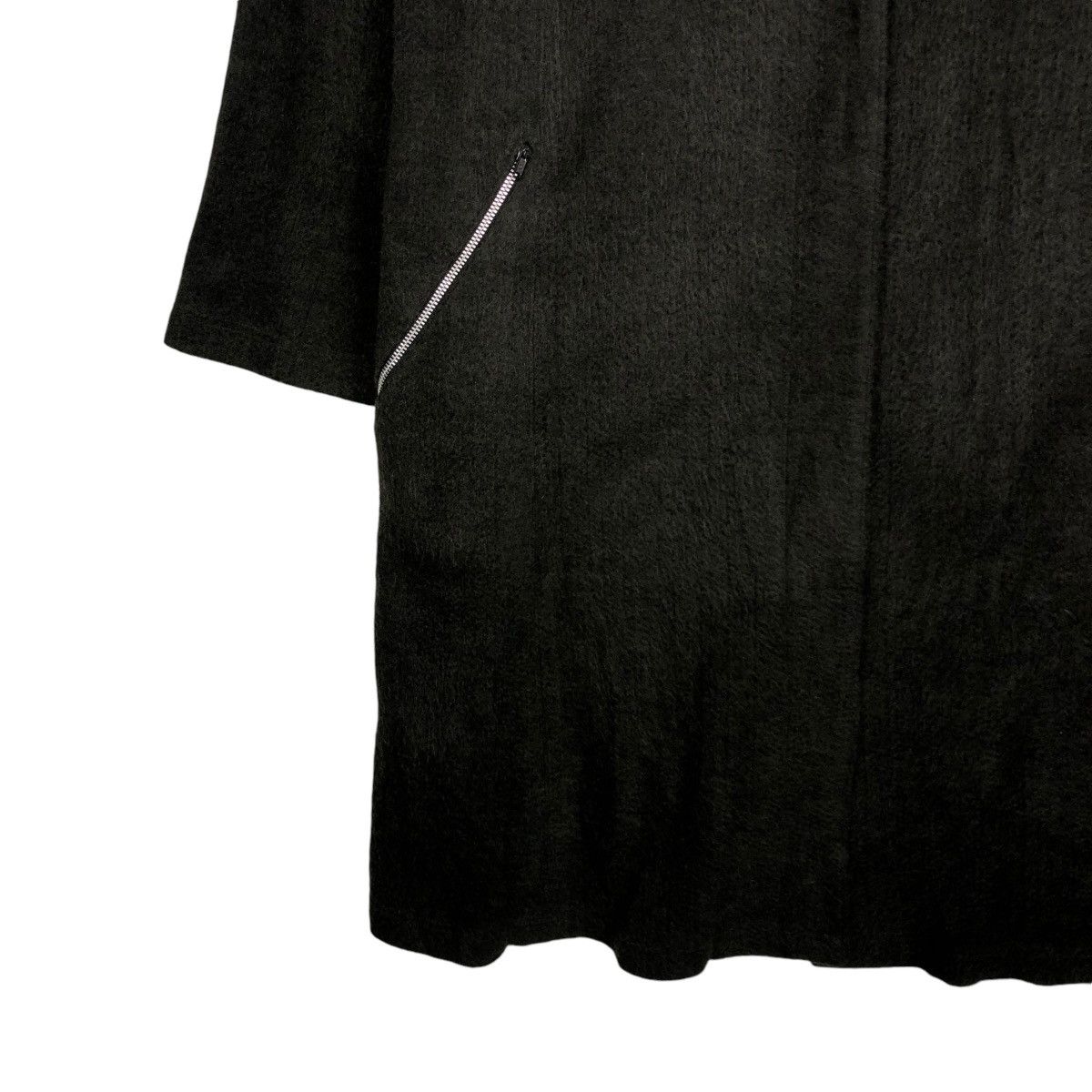 Japanese Brand 🔥VINTAGE WOOL LONG JACKET MOGA MINK FUR HOODIE Size US L / EU 52-54 / 3 - 7 Thumbnail