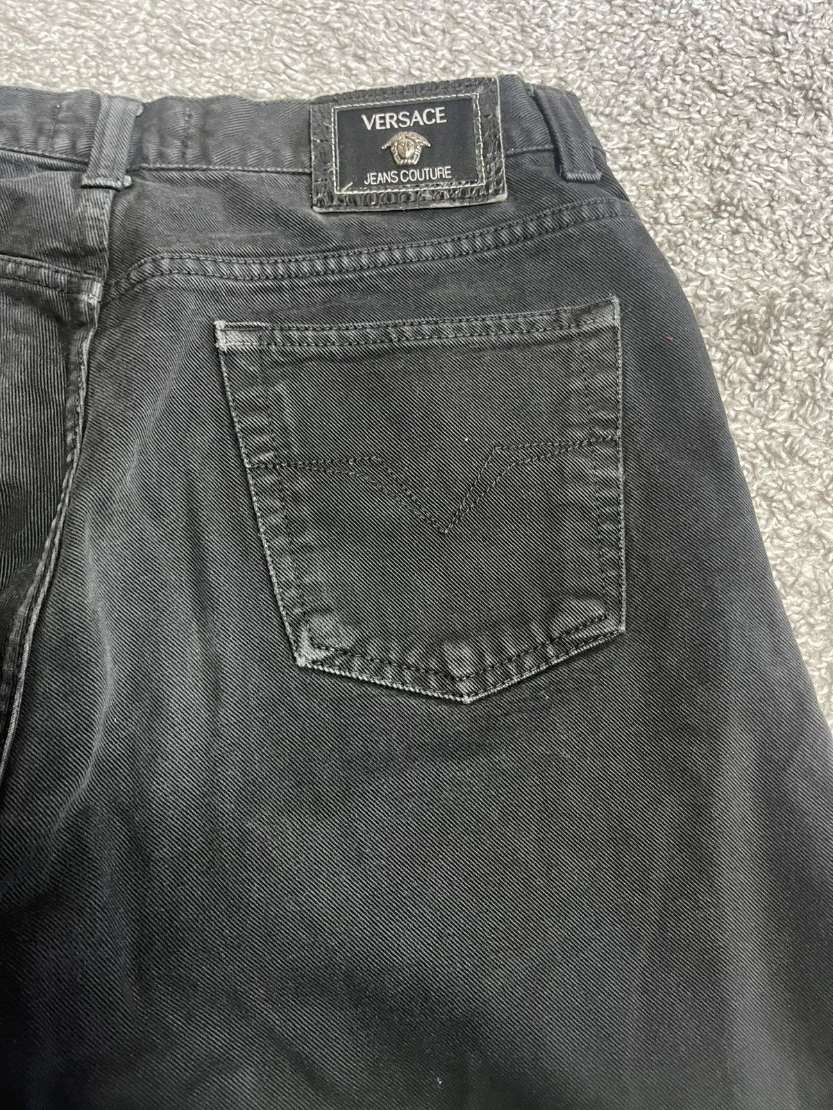 Versace Jeans Couture × Vintage VERSACE JEANS COUTURE VINTAGE MEDUSA BLACK EDITION SIZE 36 Size US 34 / EU 50 - 7 Thumbnail