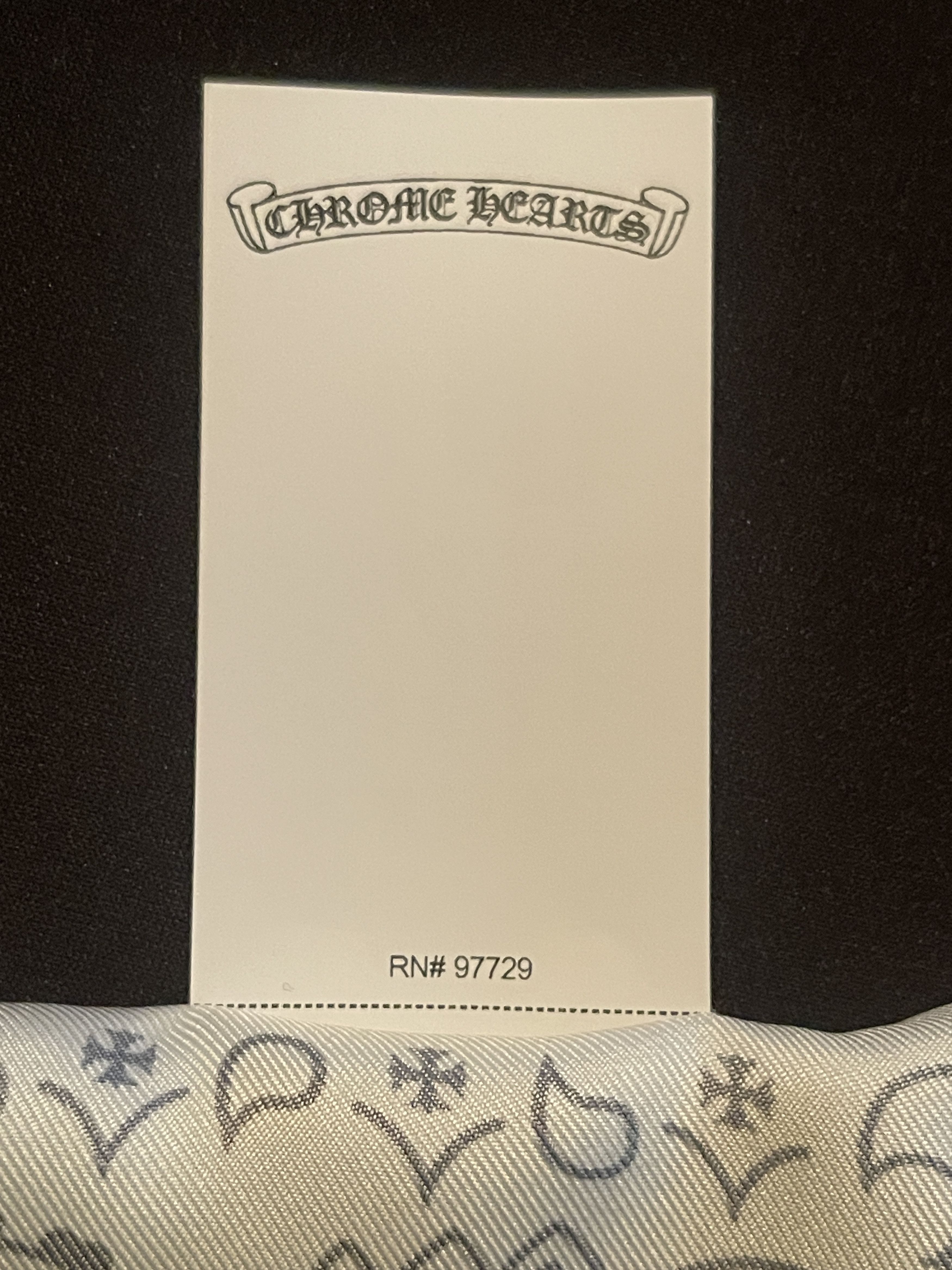 Chrome Hearts Chrome Hearts White Silk Bandana Size ONE SIZE - 15 Thumbnail
