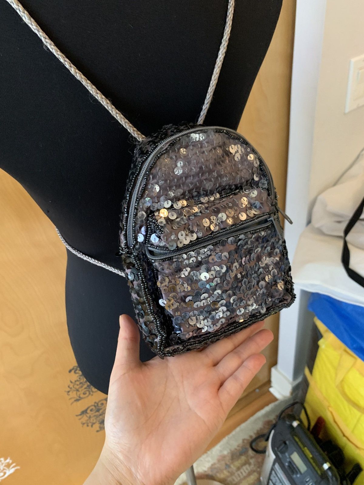 Vintage Vintage 90s Sequin Mini BackPack Size ONE SIZE - 11 Thumbnail