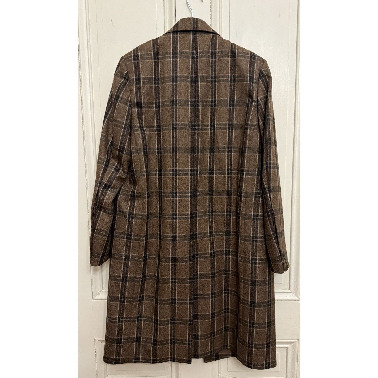 Paul Smith Super Rare $1995 Paul Smith Wool Check Trench Coat. US Large Size US L / EU 52-54 / 3 - 4 Thumbnail
