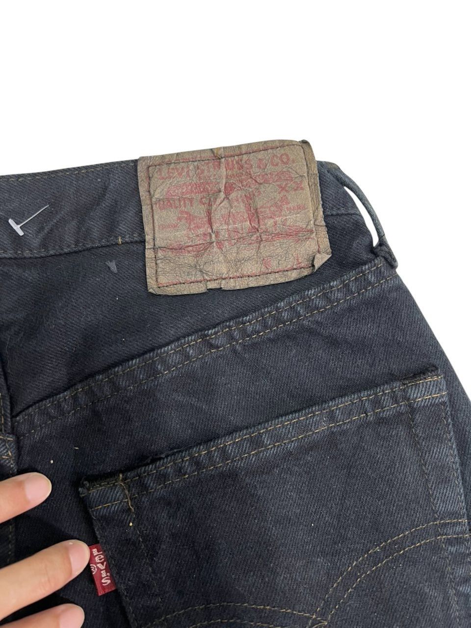 Levi's × Vintage Vintage 70’s Levis Redline Black Colour Size US 27 - 6 Thumbnail